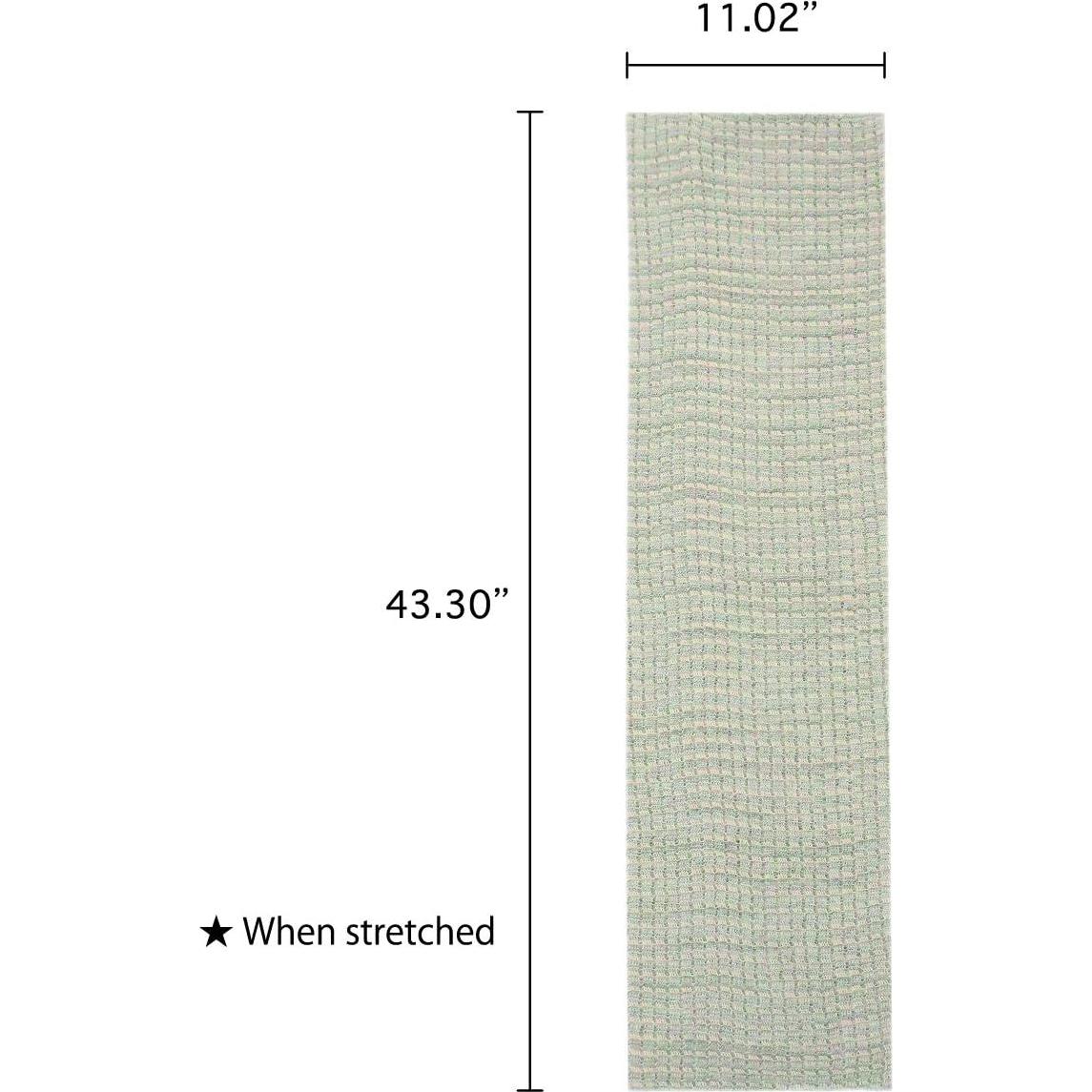 Toalla Exfoliante Extra Larga YC - Algodón con Carbón 110cm