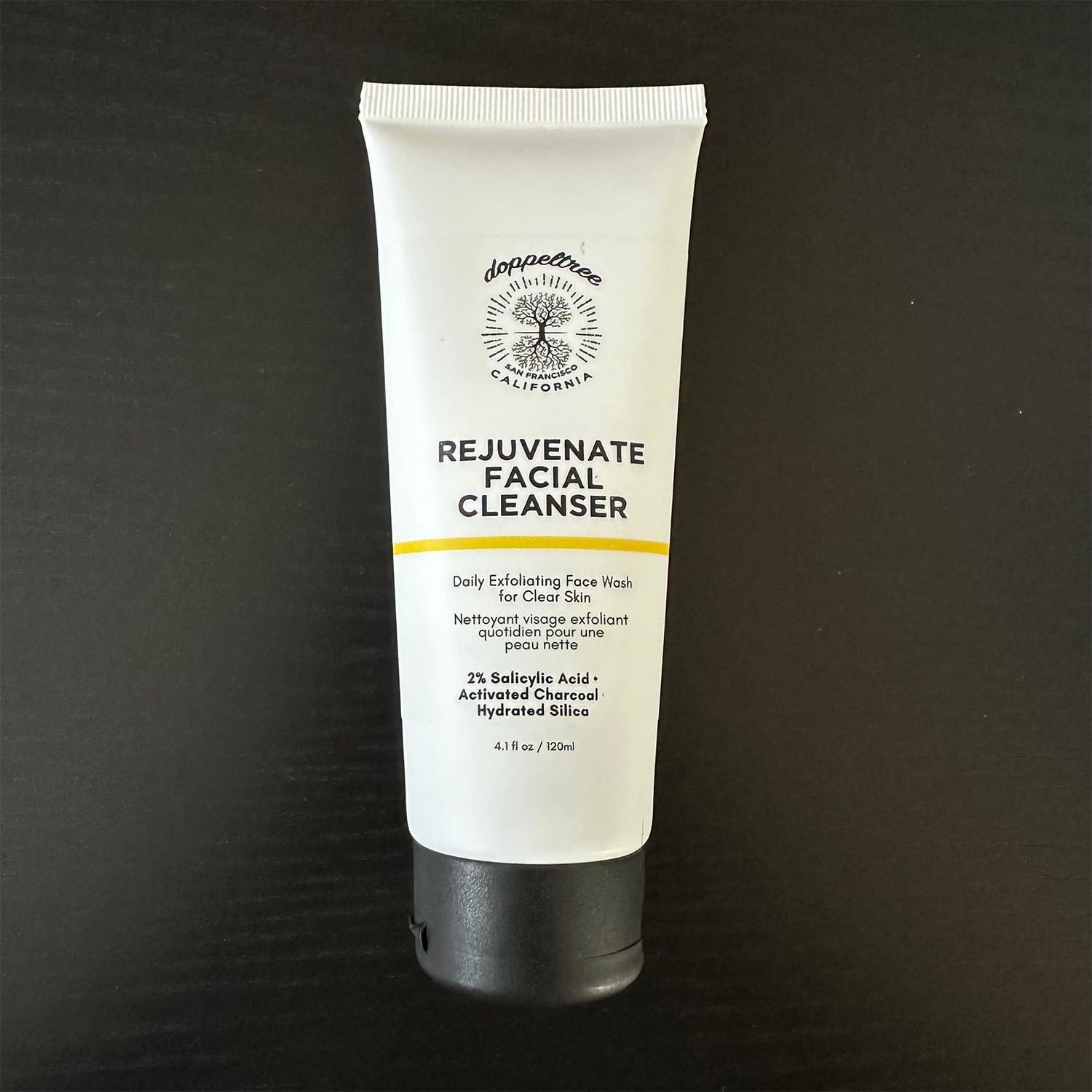 Limpiador Facial Exfoliante 3-en-1 Doppeltree 2% Ácido Salicílico