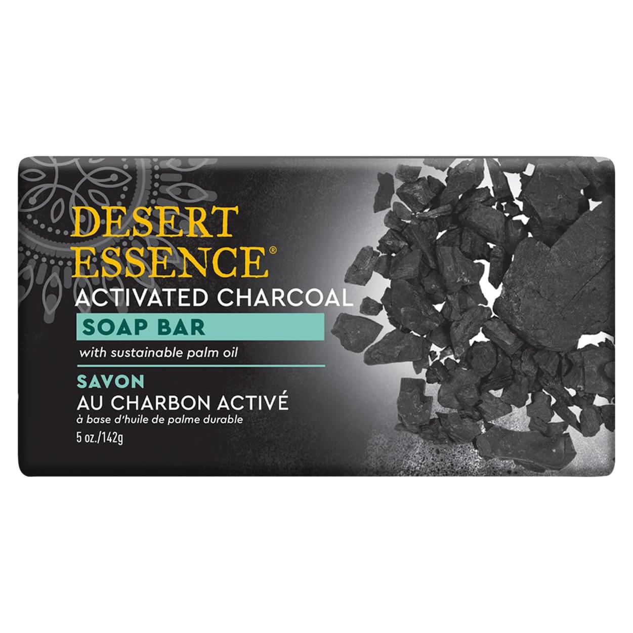 Jabón Activado Desert Essence 142 g - Cara y Cuerpo - Desintoxicante