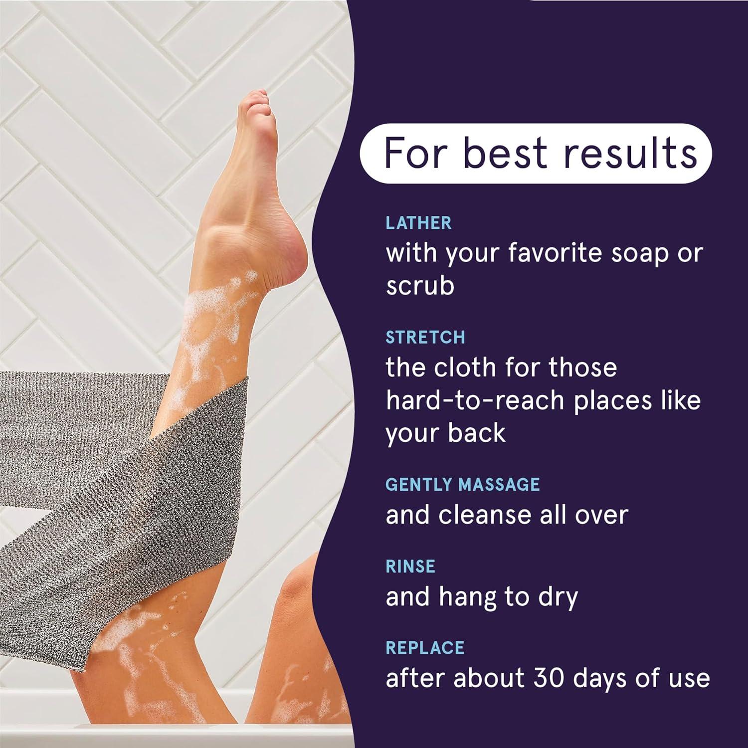 Exfoliante Corporal Cleanlogic - Paquete de 3, Carvón Detox