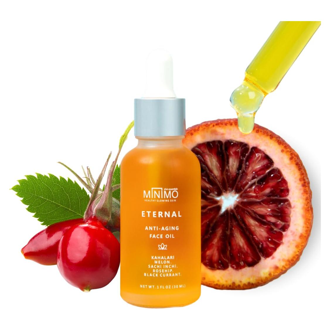 Aceite Facial de Vitamina C Minimo 28.35 g - Hidratante Antienvejecimiento