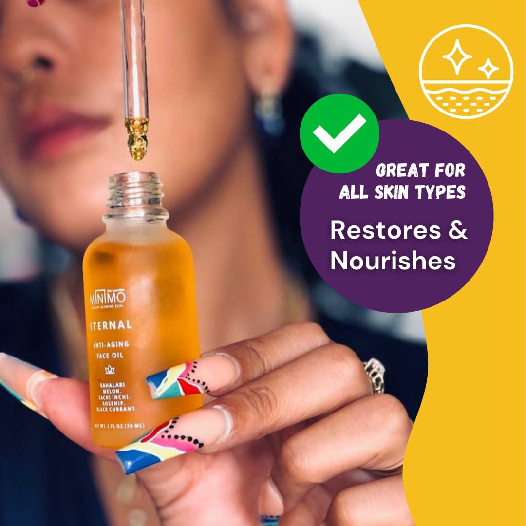 Aceite Facial de Vitamina C Minimo 28.35 g - Hidratante Antienvejecimiento