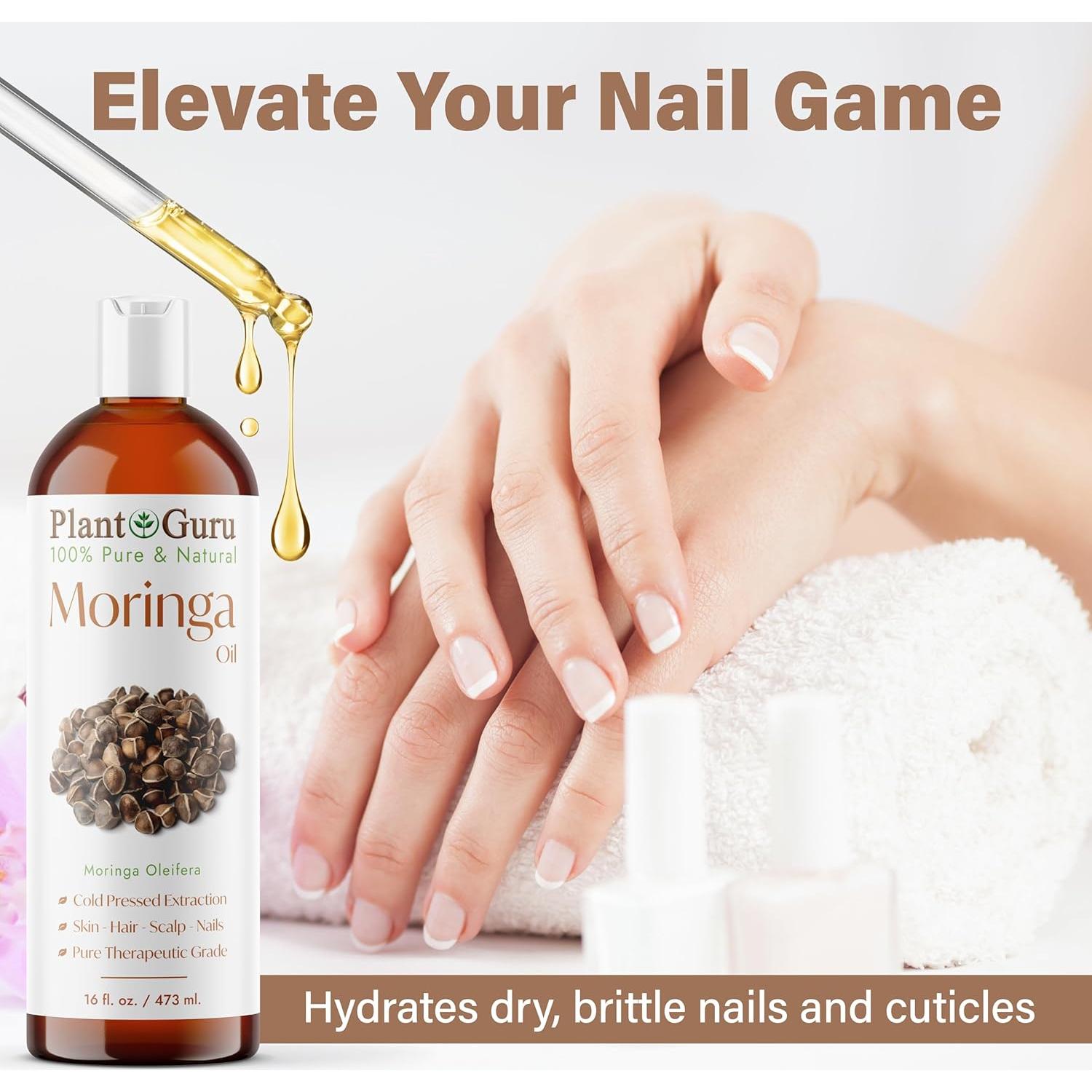 Aceite de Semilla de Moringa 118 ml Plant Guru 100% Puro