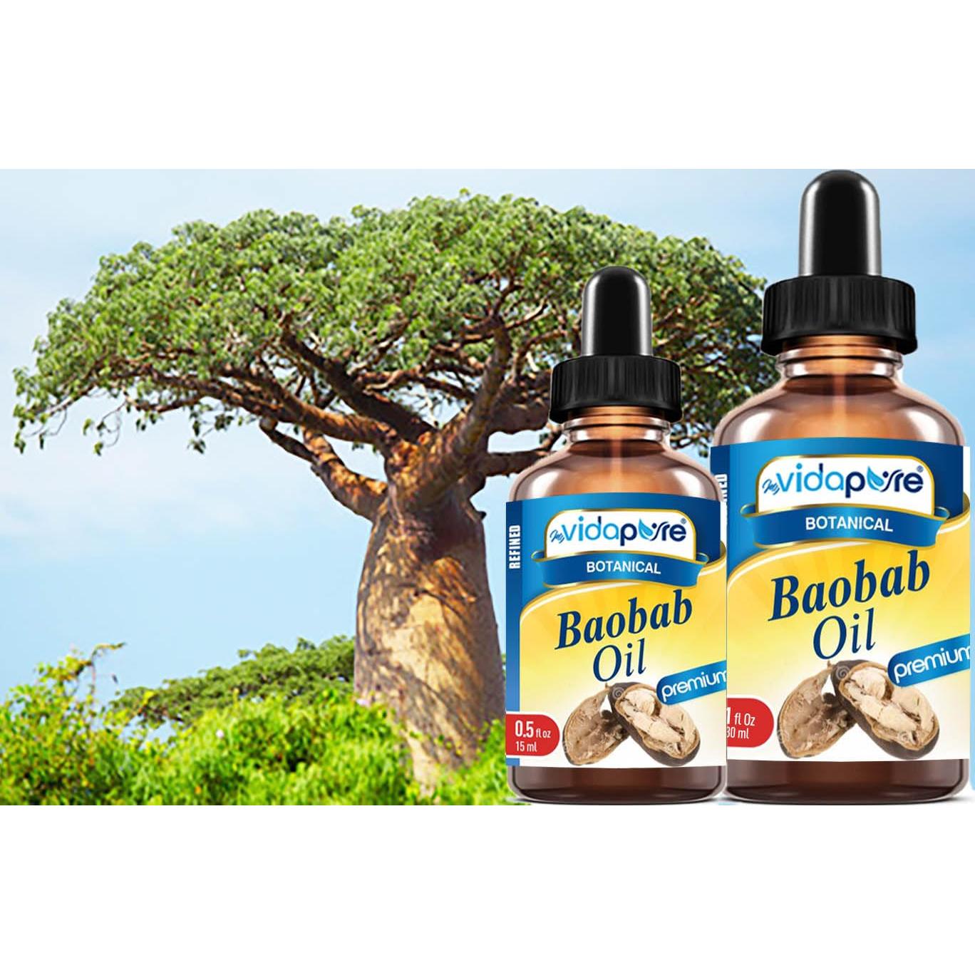 Aceite de Baobab Crudo 100% Puro MyVidaPure 15 ml