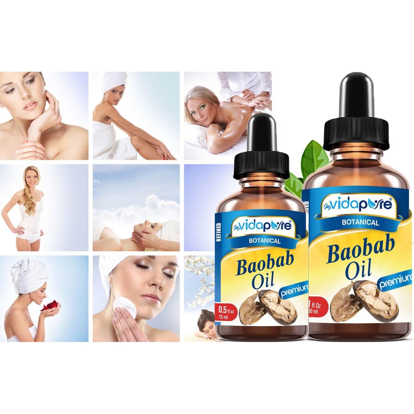 Aceite de Baobab Crudo 100% Puro MyVidaPure 15 ml