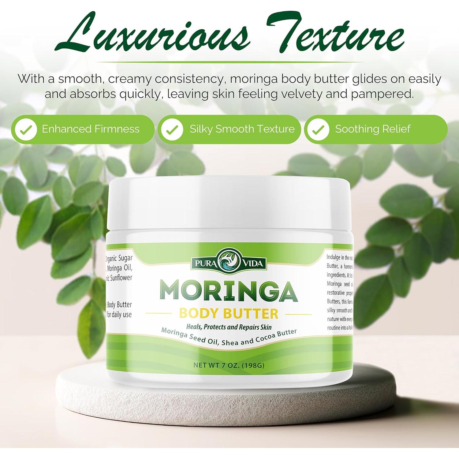 Manteca Corporal Pura Vida Moringa 255g - Hidratante Intensa