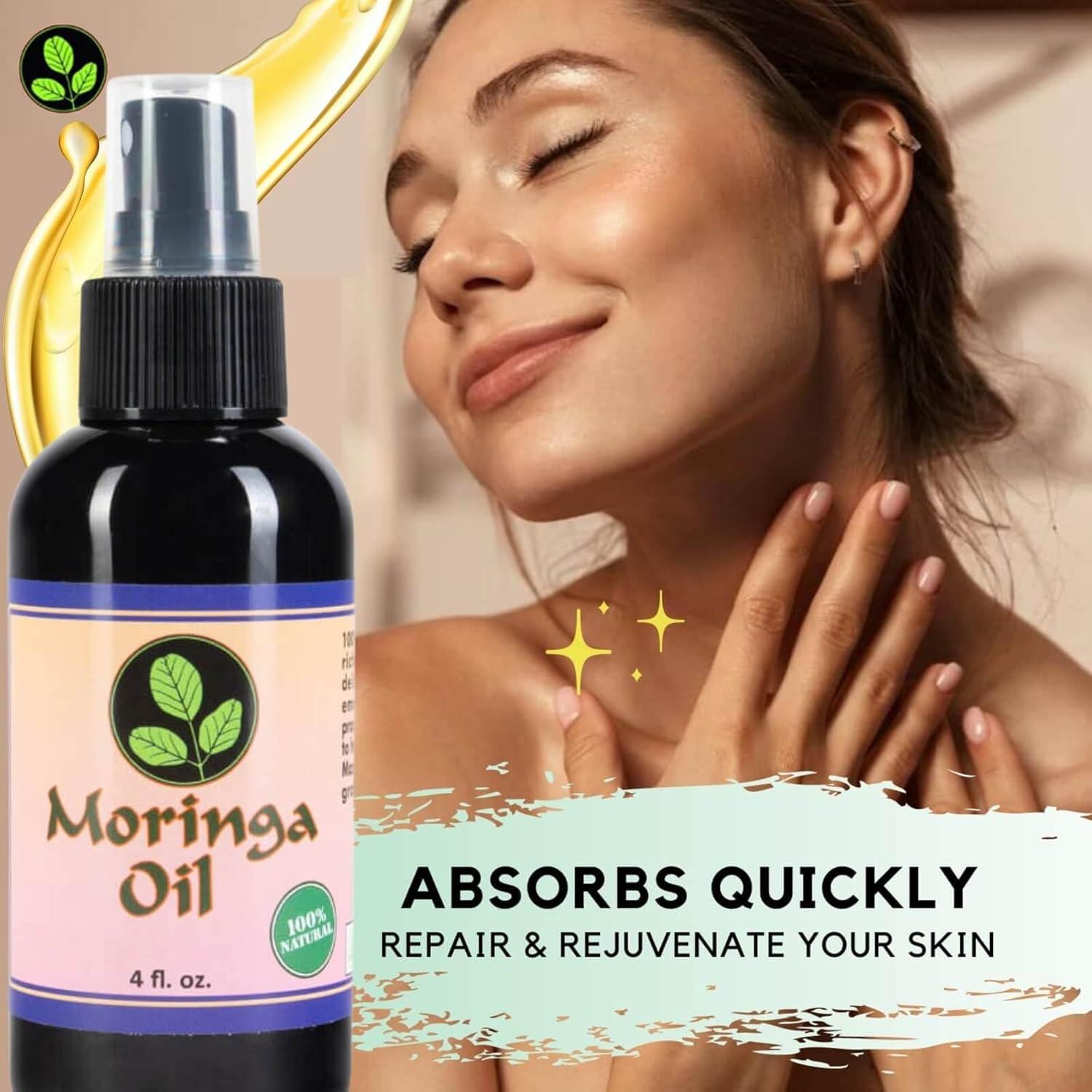 Aceite de Moringa 118 ml Moringa Energy Life Puro Prensado Frío