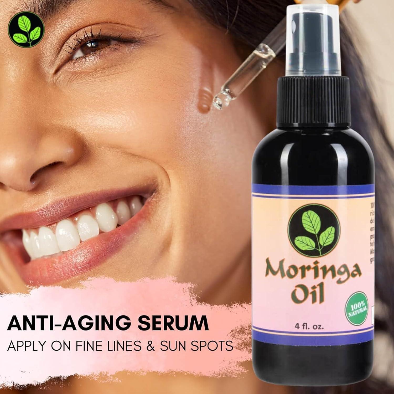 Aceite de Moringa 118 ml Moringa Energy Life Puro Prensado Frío