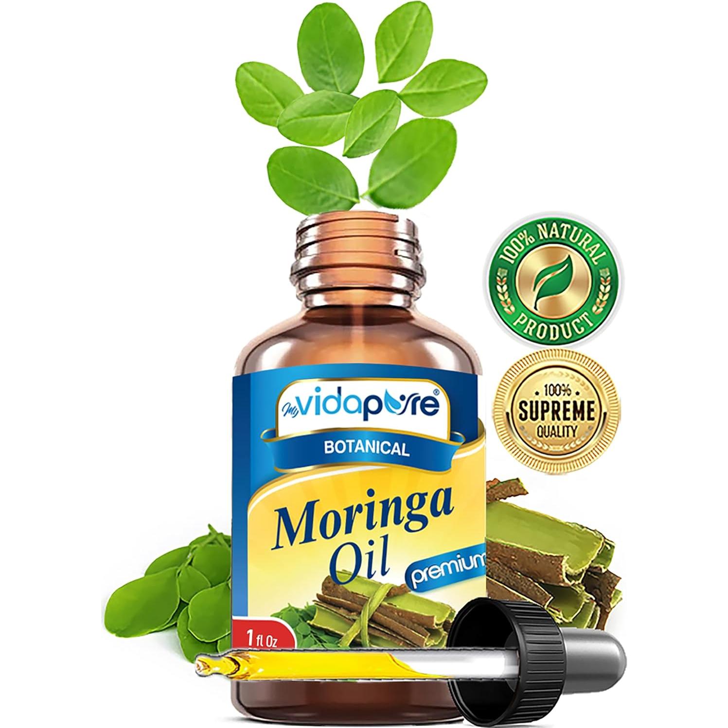 Aceite de Moringa 100% Puro myVidaPure 30 ml Cuidado Piel y Cabello