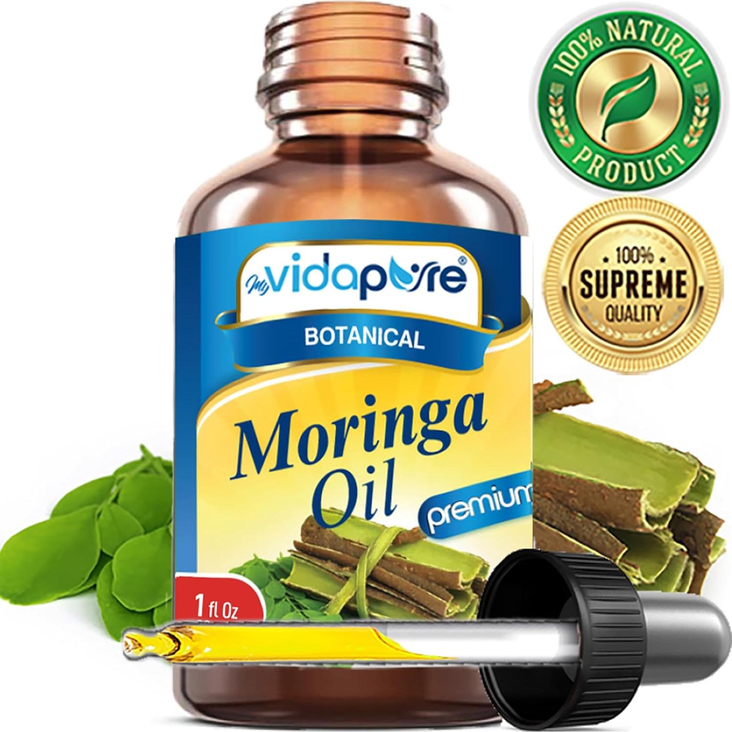 Aceite de Moringa 100% Puro myVidaPure 30 ml Cuidado Piel y Cabello