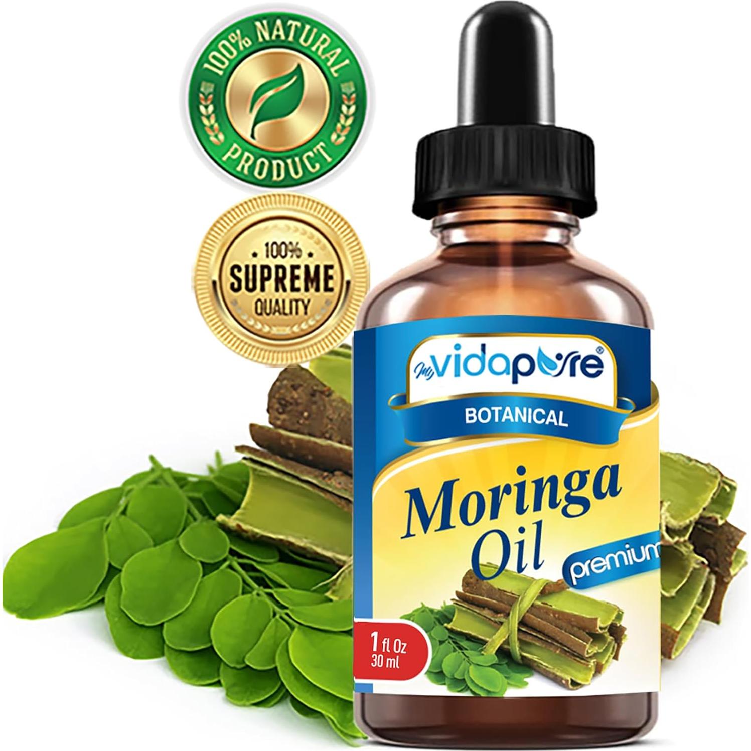 Aceite de Moringa 100% Puro myVidaPure 30 ml Cuidado Piel y Cabello