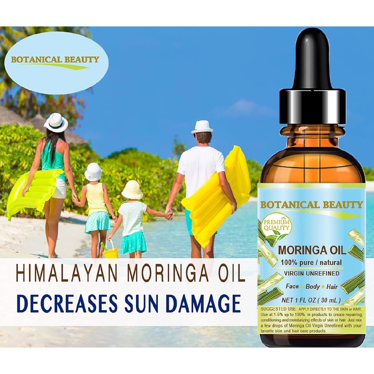 Aceite de Moringa Virgen 100% Puro Belleza Botánica 15 ml