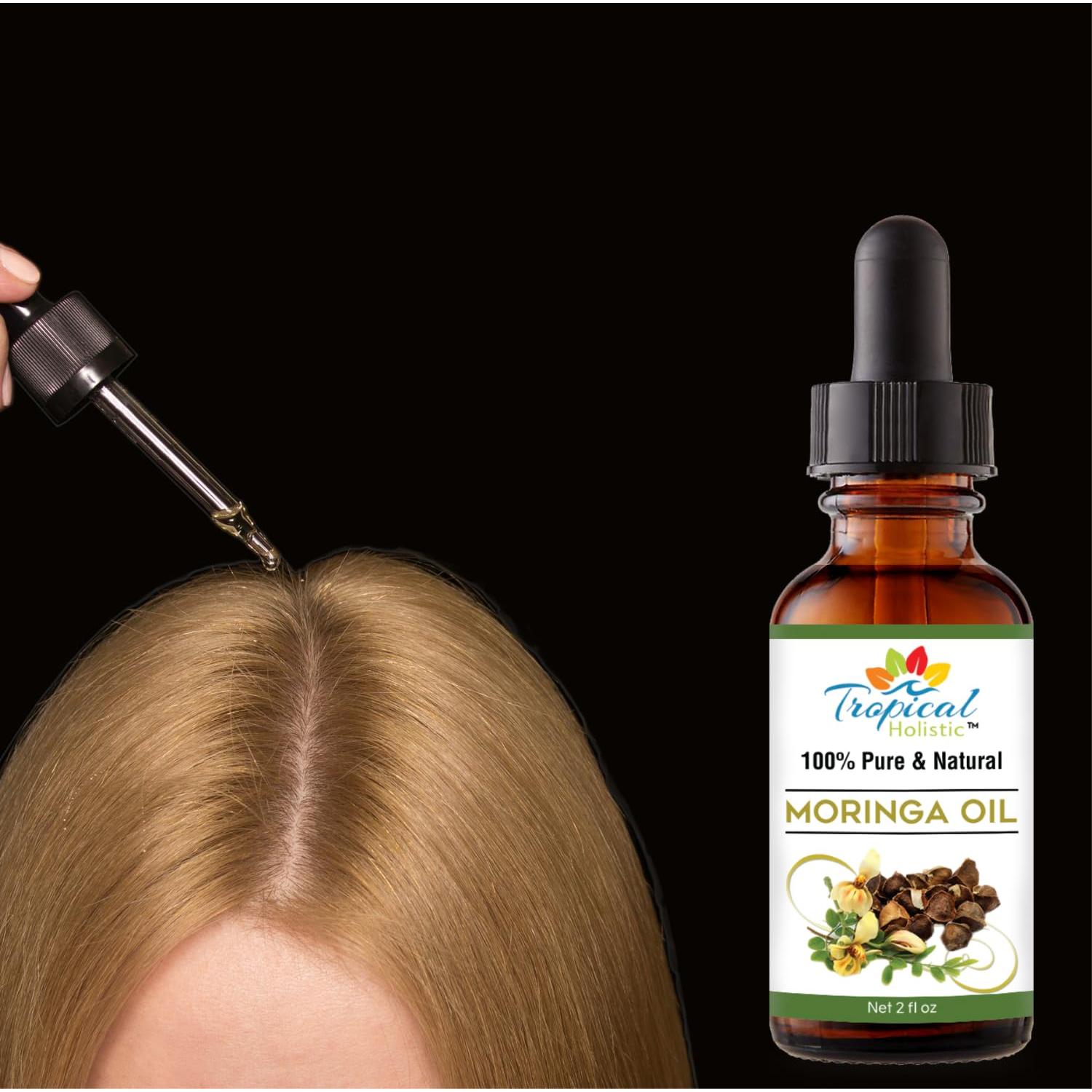 Aceite de Moringa Orgánico Prensado en Frío 100ml - Tropical Holistic