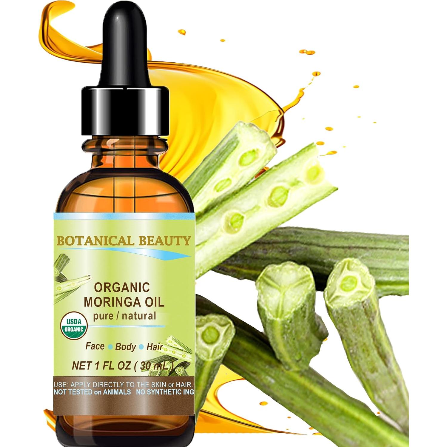 Aceite de Moringa Orgánico 100% Puro 30 ml - Botanical Beauty