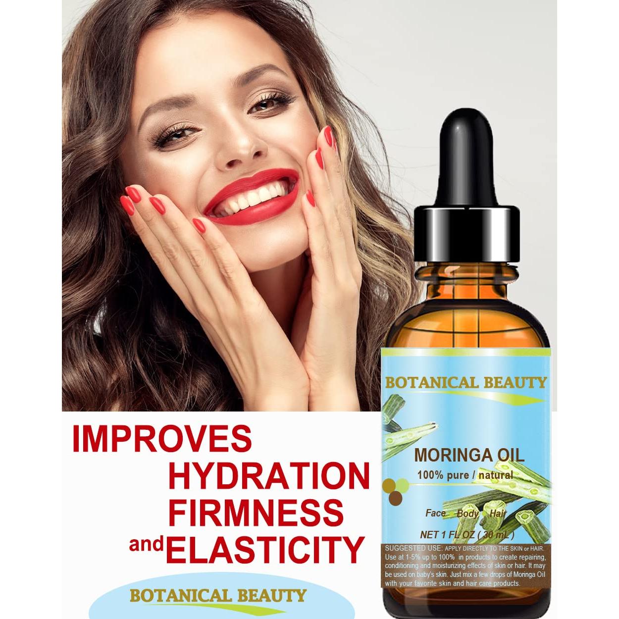 Aceite de Moringa 100% Puro Botanical Beauty 30 ml Hidratante