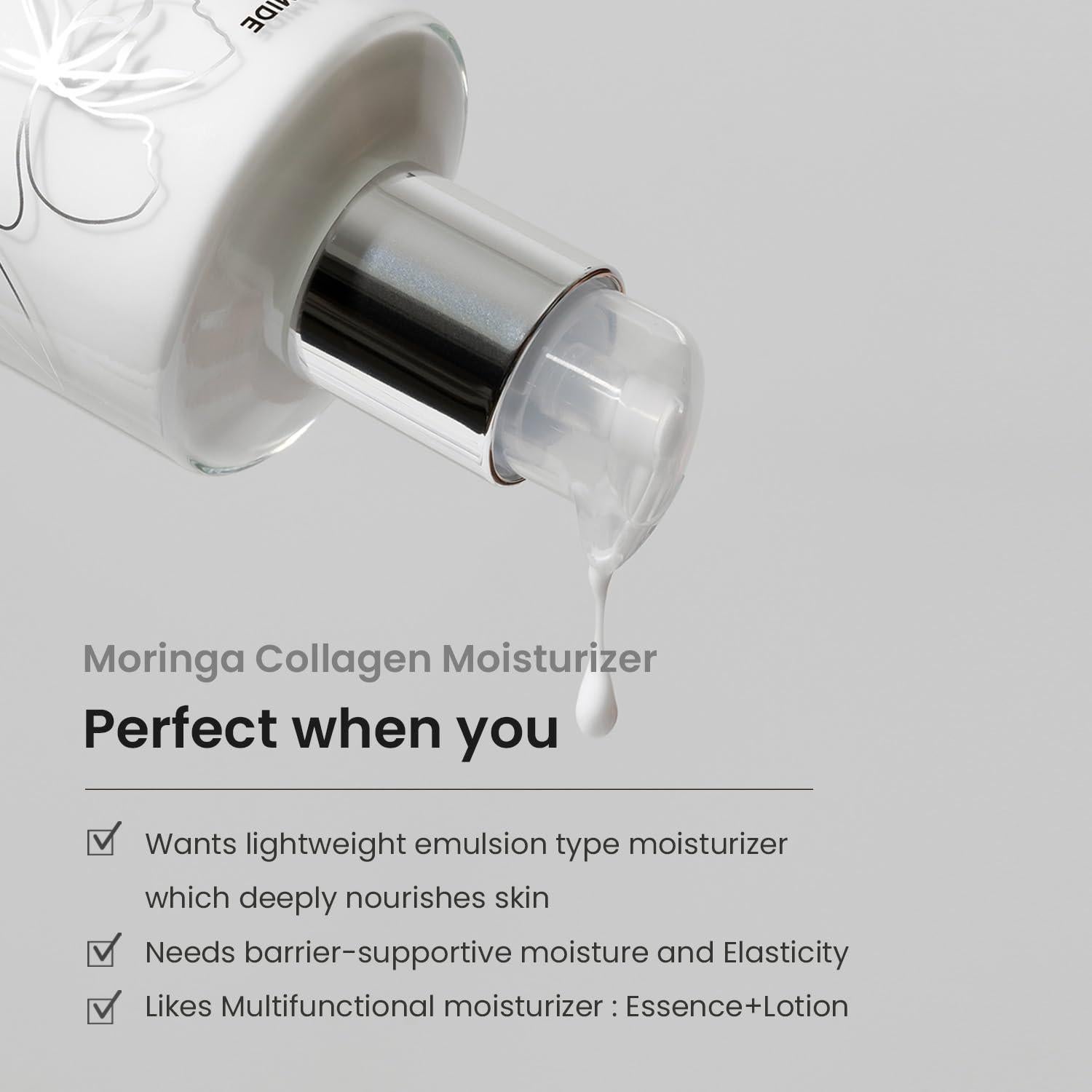 Hidratante HEIMISH con Colágeno y Moringa 120ml - Antienvejecimiento