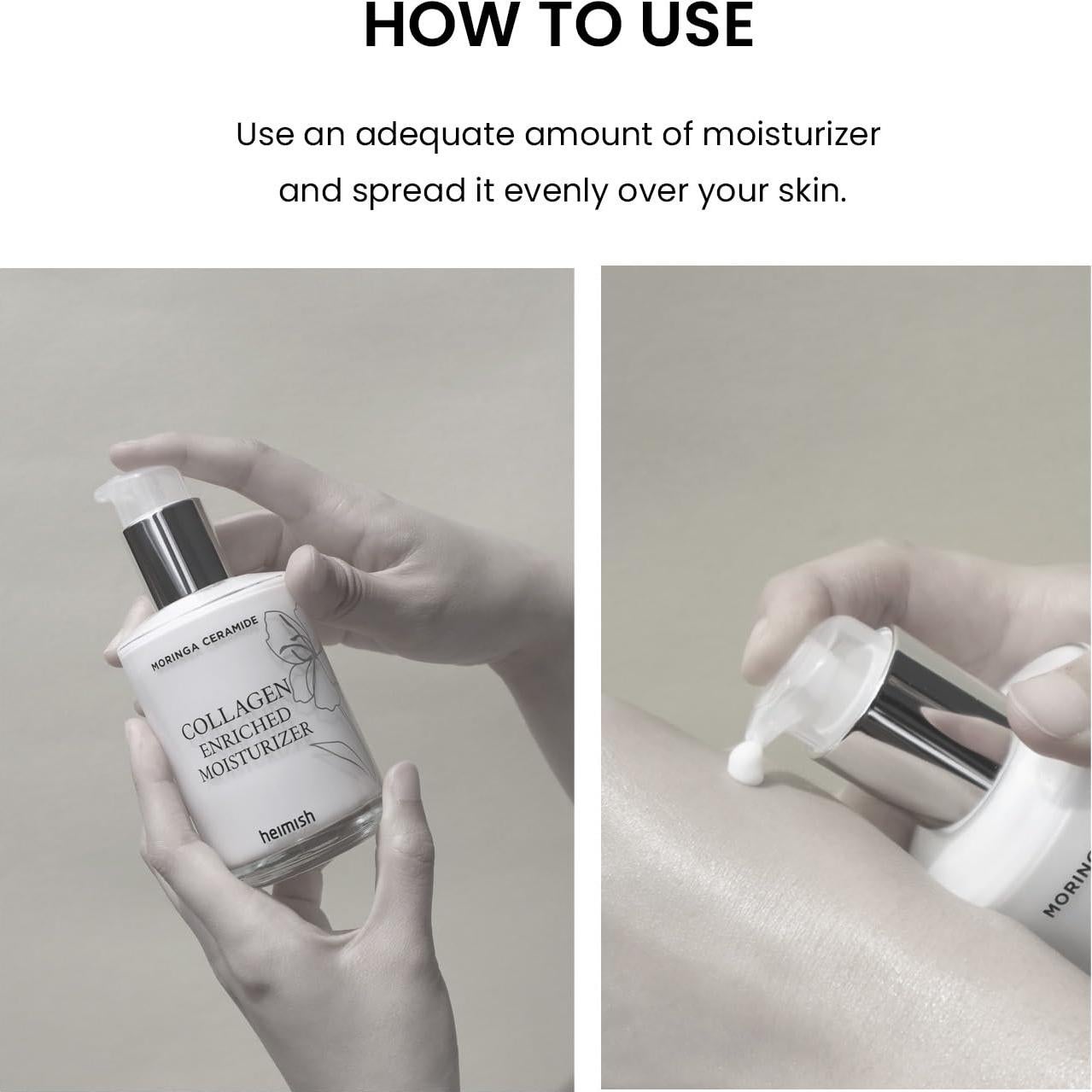 Hidratante HEIMISH con Colágeno y Moringa 120ml - Antienvejecimiento