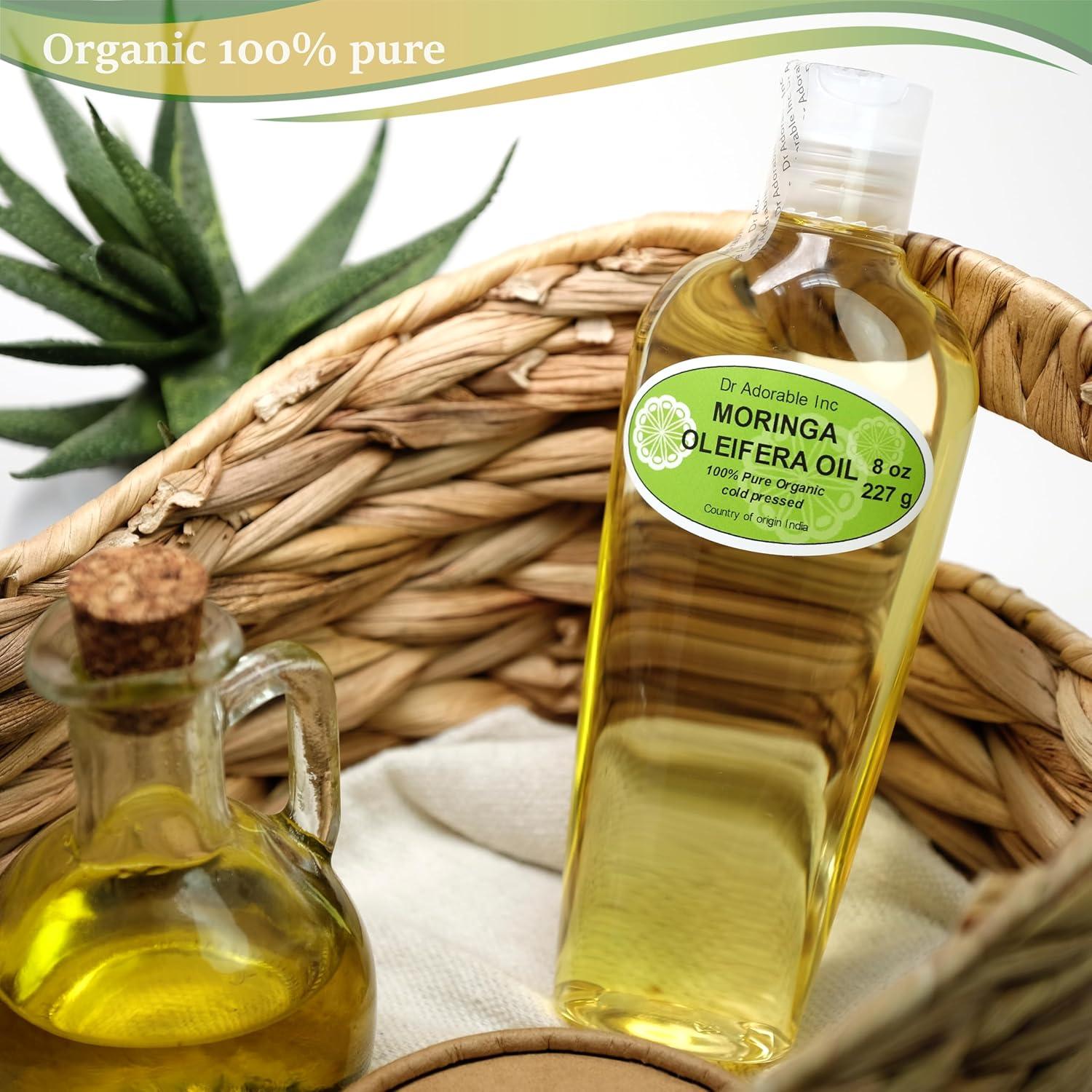 Aceite de Moringa Oleifera 227g Dr Adorable 100% Puro Orgánico