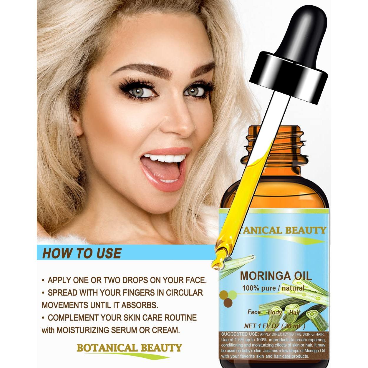 Aceite de Moringa 100% Puro Botanical Beauty 120 ml