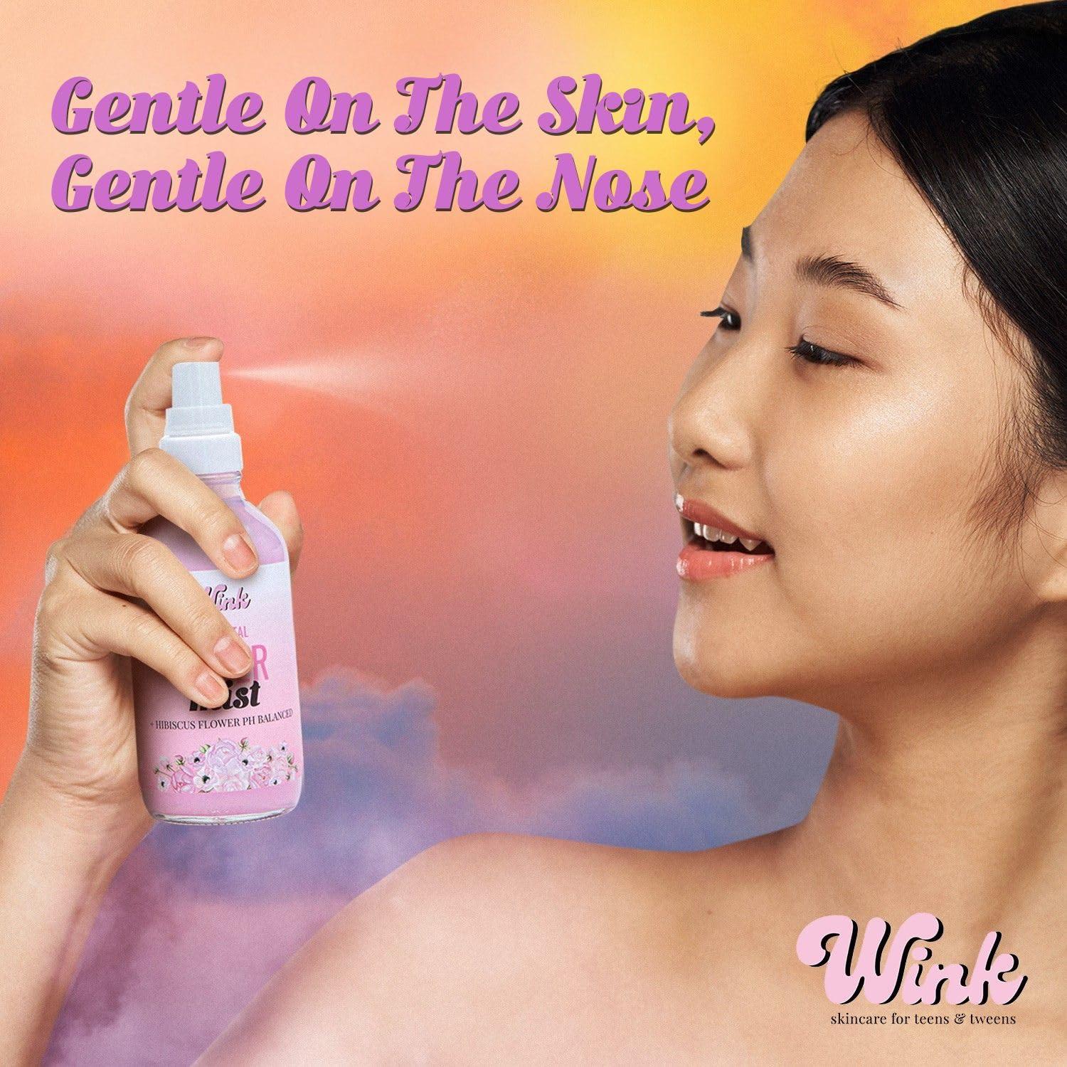 Kit de Cuidado Facial Natural WINK para Adolescentes - 4 Productos