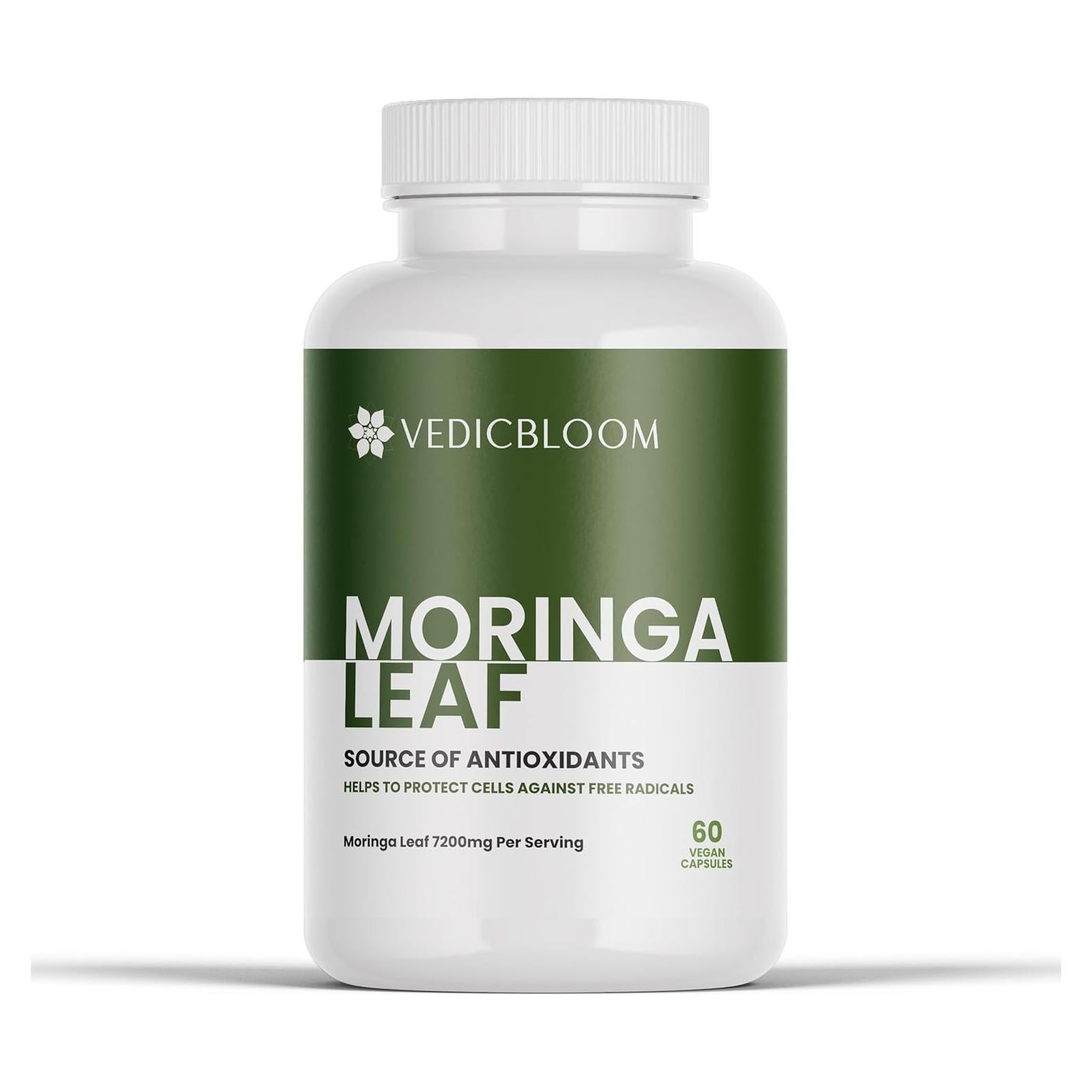Cápsulas de Moringa VEDICBLOOM 7200mg - 60 Unidades
