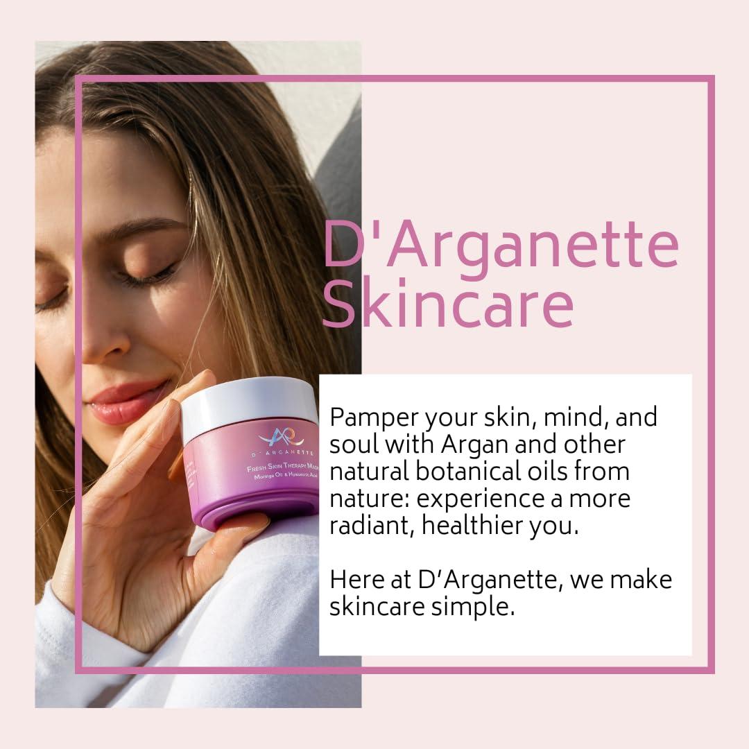 Máscara Facial D'Arganette con Arcilla y Ácido Hialurónico 96g