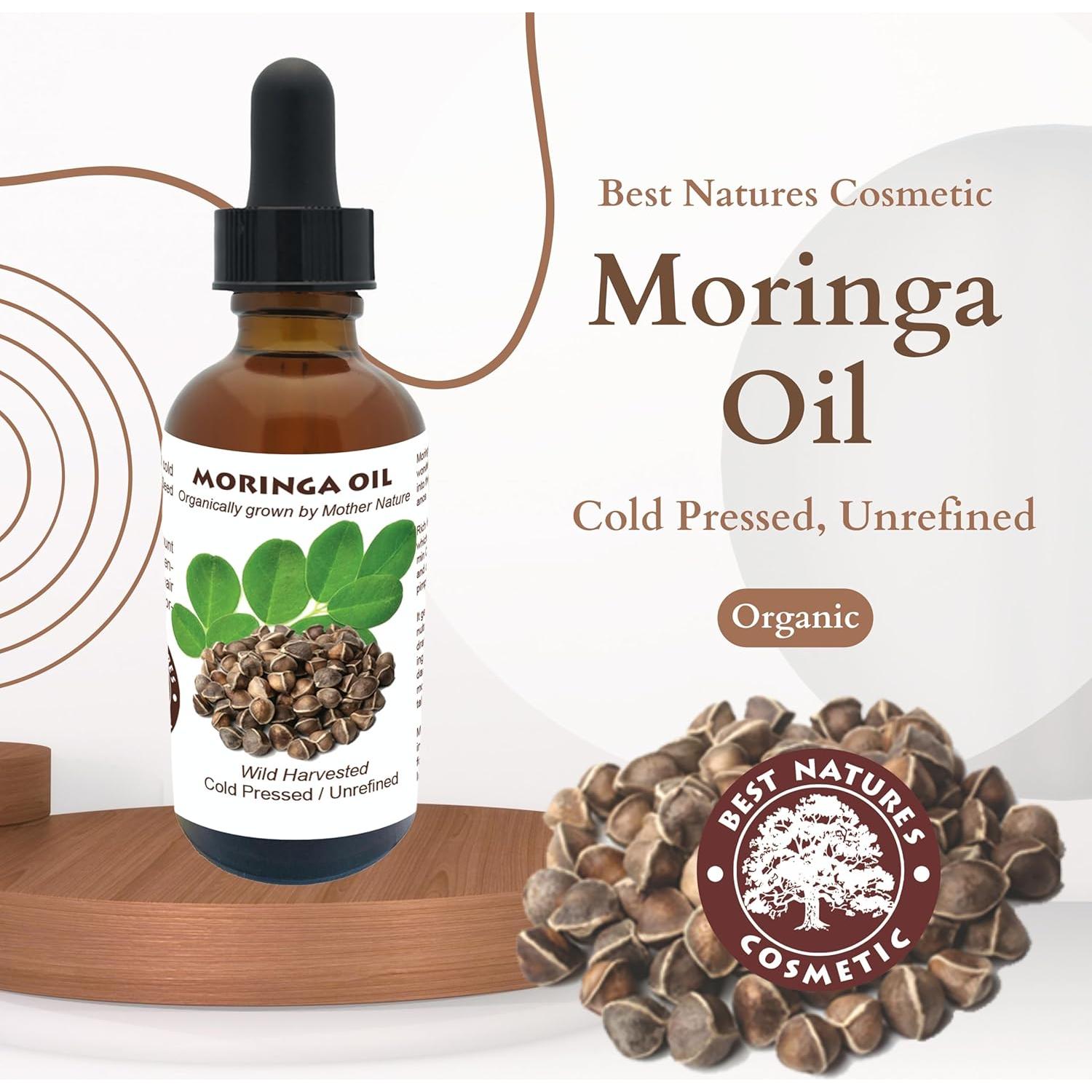 Aceite de Moringa Orgánico 60ml - Mejores Cosméticos Naturales