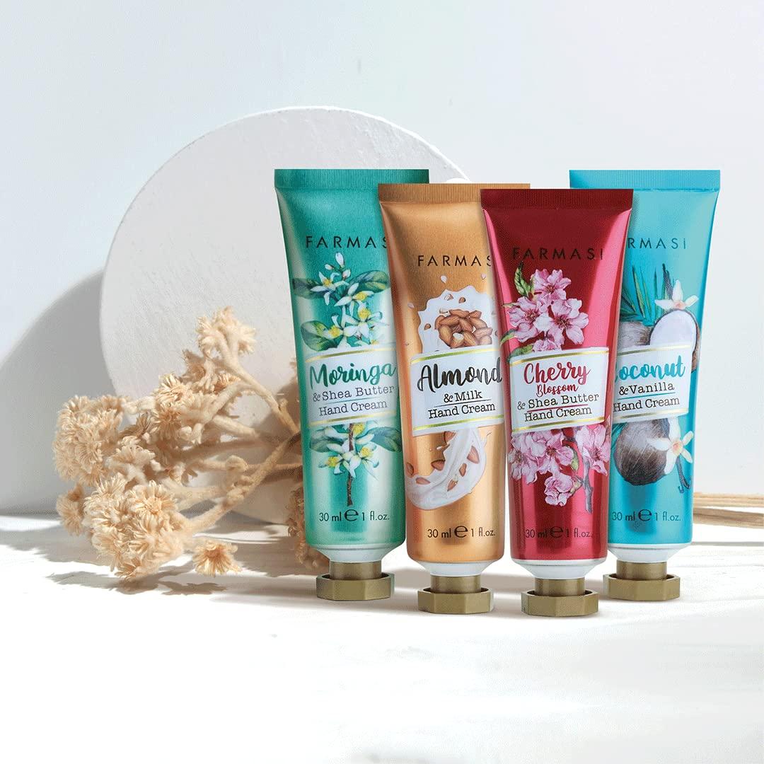 Paquete de 4 Cremas de Manos FARMASi - Hidratantes 30 ml