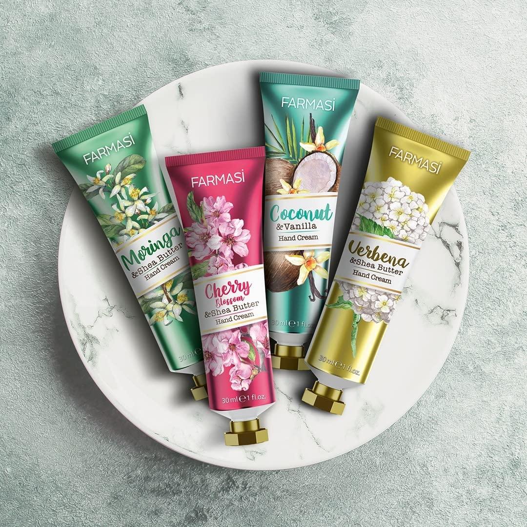 Paquete de 4 Cremas de Manos FARMASi - Hidratantes 30 ml