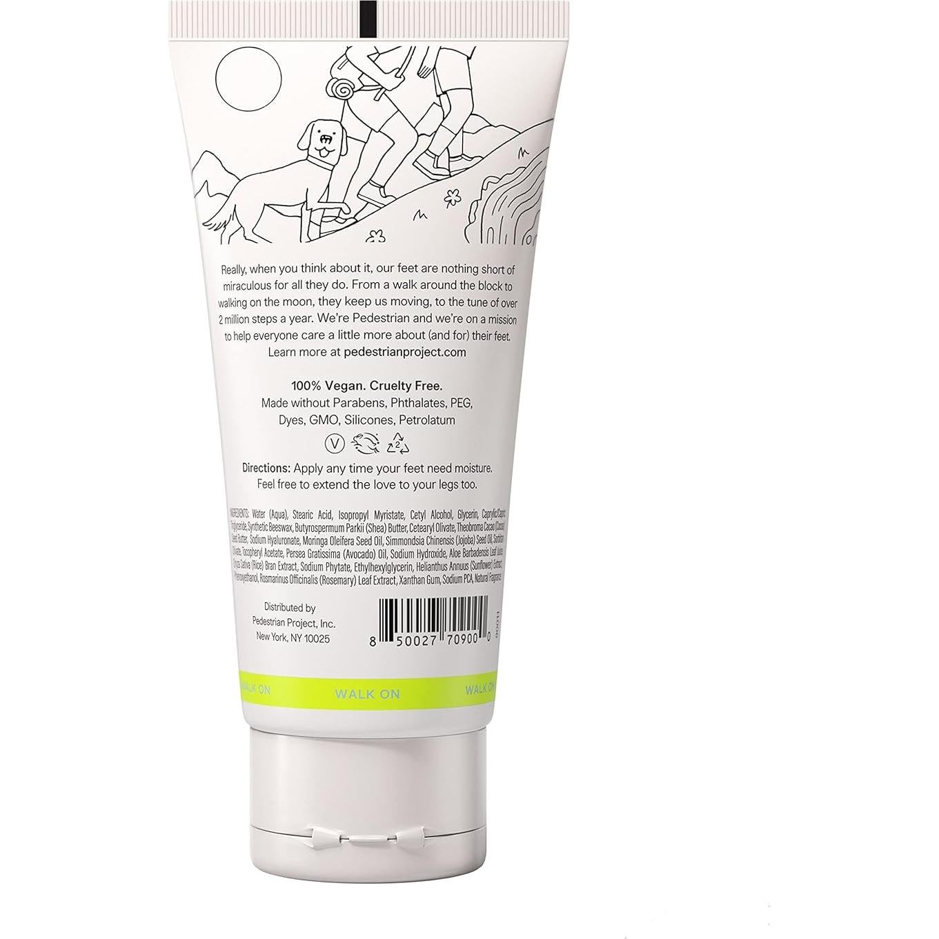 Crema para Pies Pedestrian Project 113 g - Hidrata y Suaviza