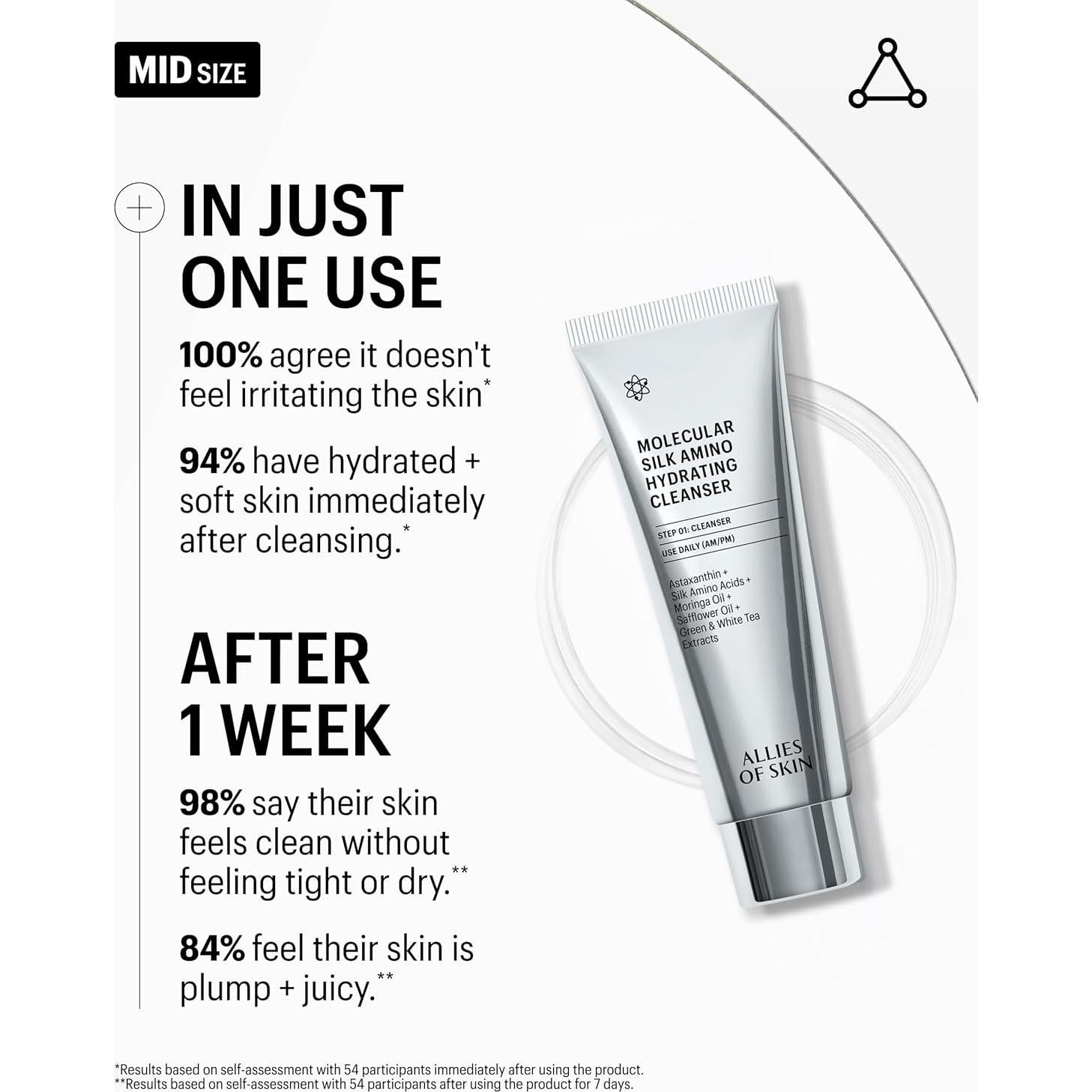 Limpiador Hidratante Aliados de la Piel 40g - Aminoácidos de Seda