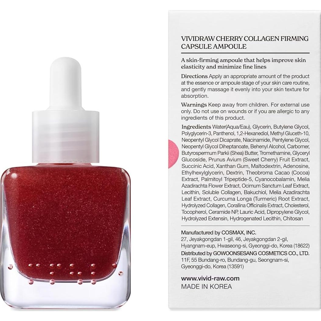 Suero Antienvejecimiento Vividraw Colágeno de Cereza 40ml