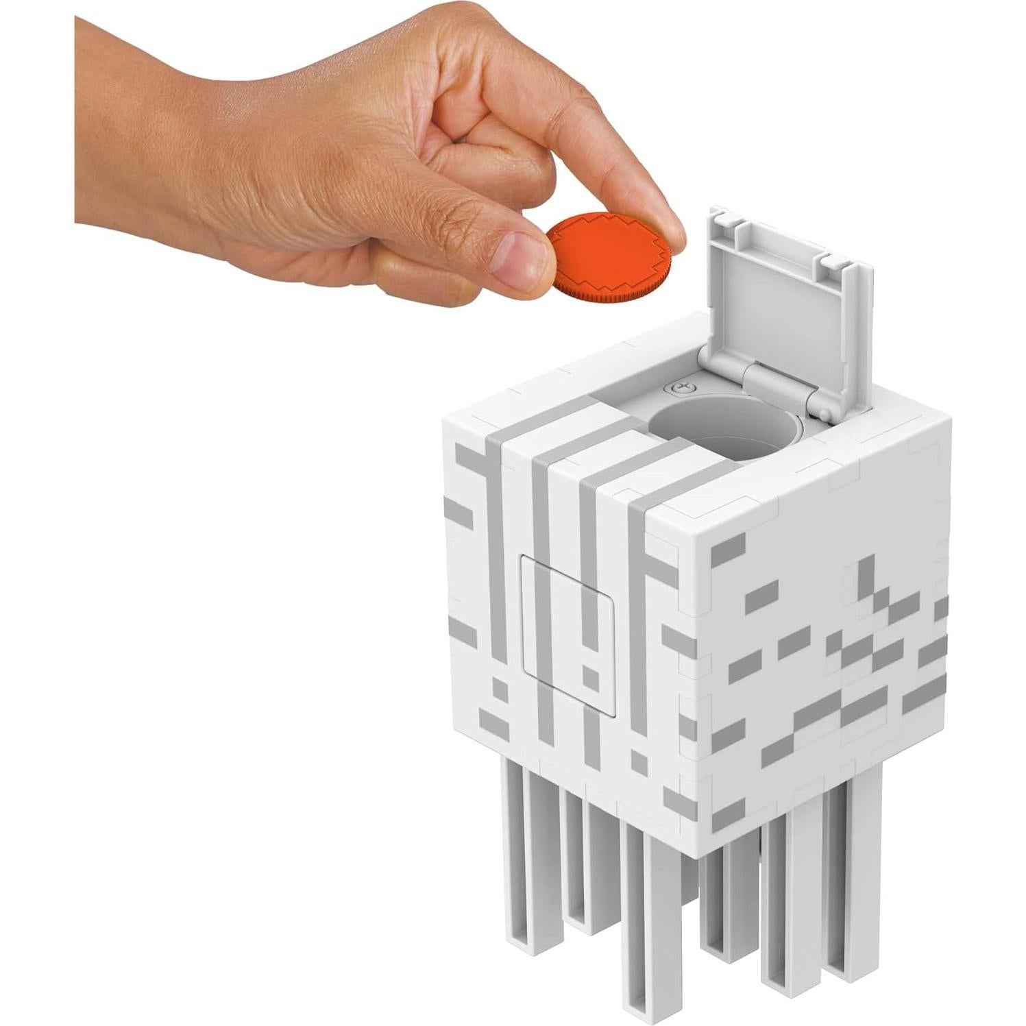 Figura Ghast de Bola de Fuego Mattel Minecraft con 10 Discos