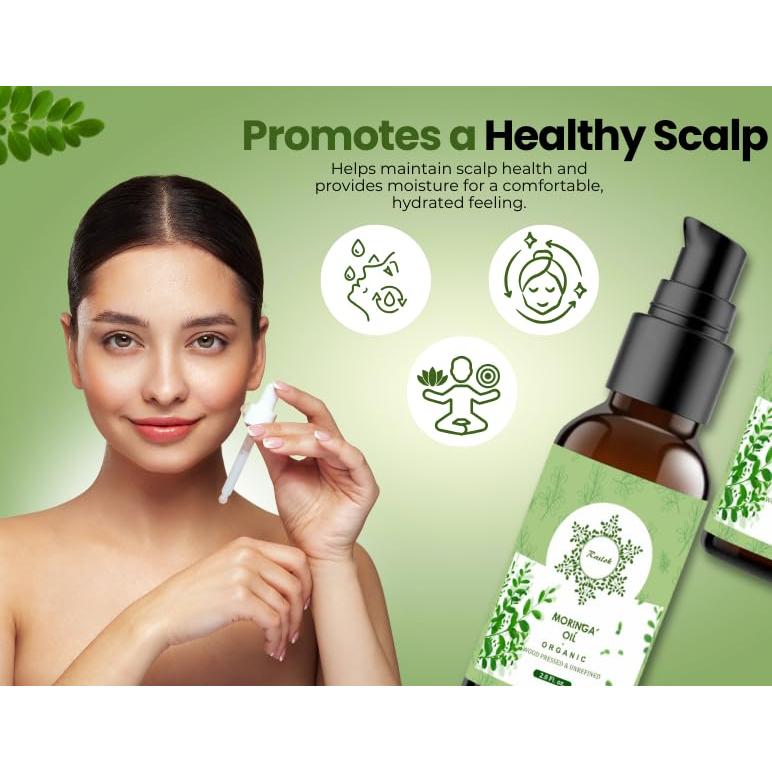 Aceite de Moringa Prensado en Frío 59.15 ml - Singal International