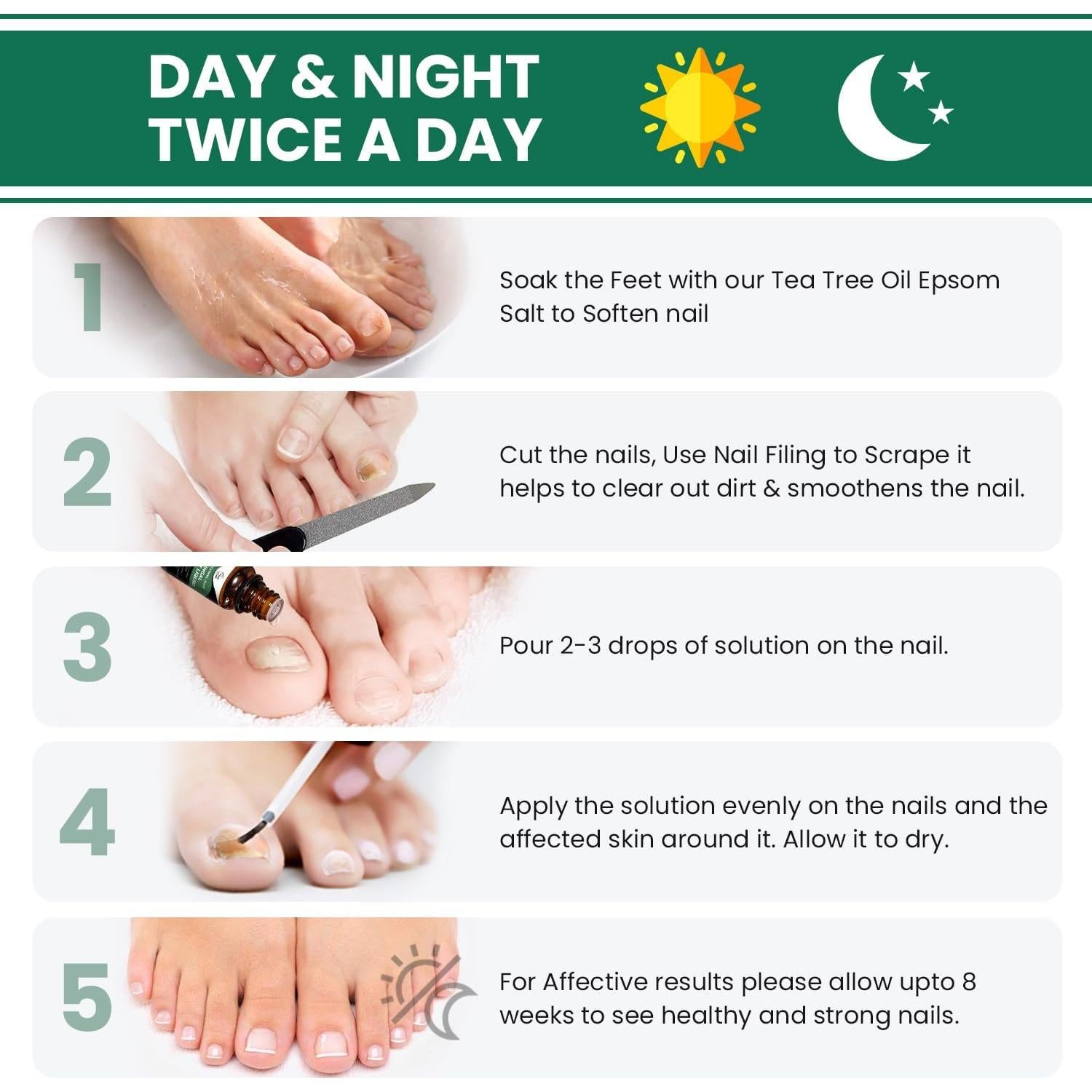 Solución Reparadora para Uñas de Pies FootCure 14.79 ml - 2 Paquete