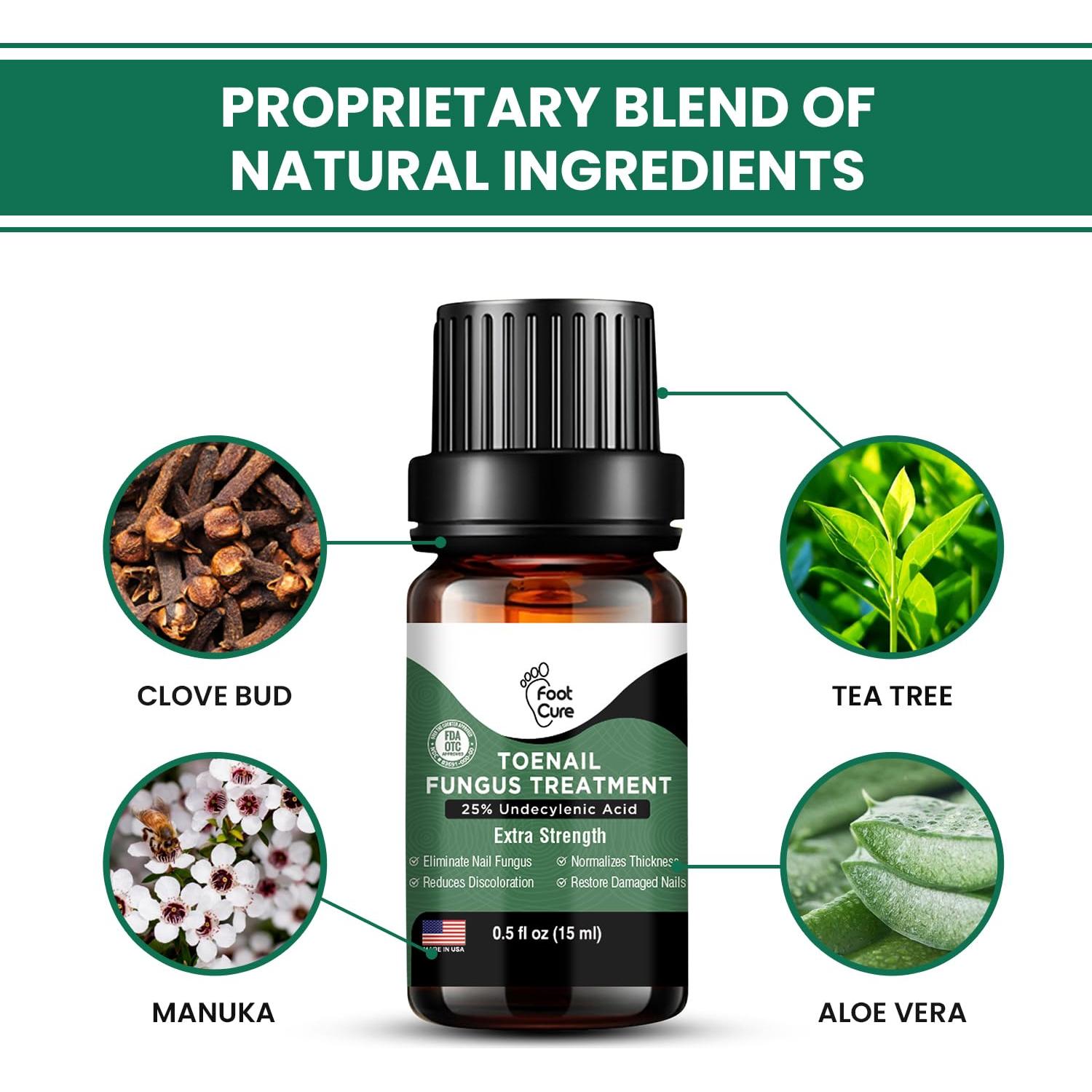 Solución Reparadora para Uñas de Pies FootCure 14.79 ml - 2 Paquete