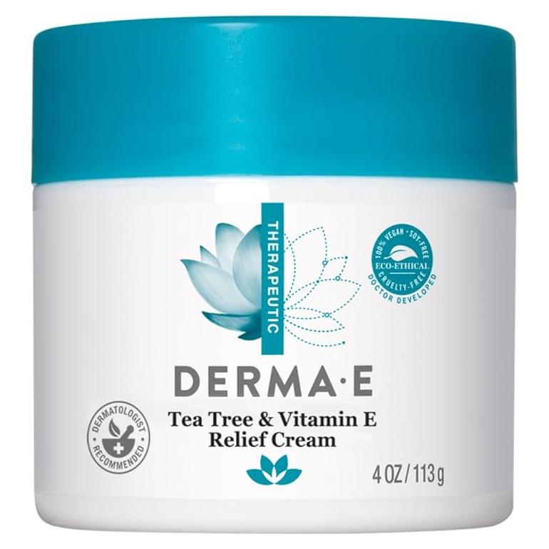 Crema Hidratante Derma E con Árbol de Té y Vitamina E 113 g