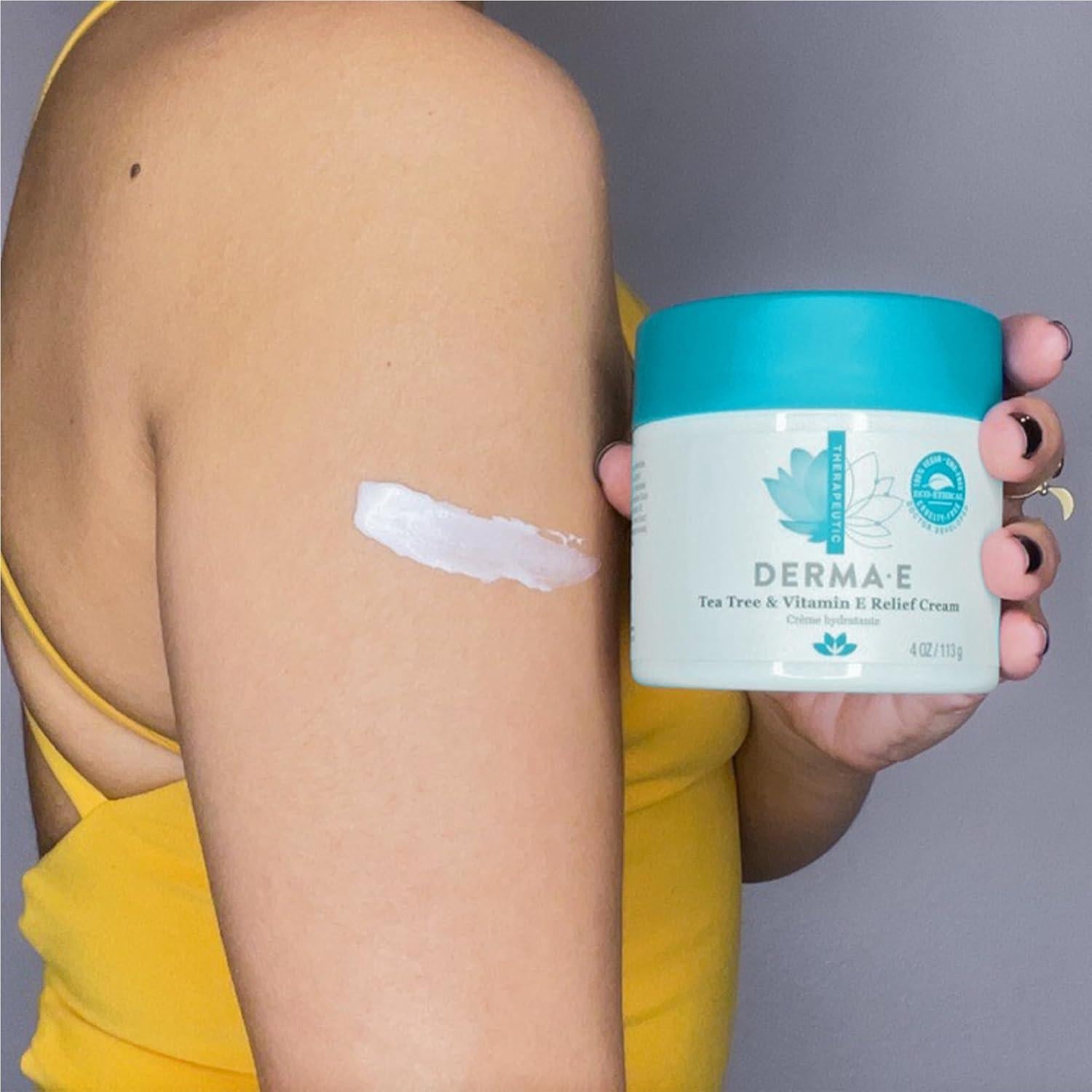 Crema Hidratante Derma E con Árbol de Té y Vitamina E 113 g