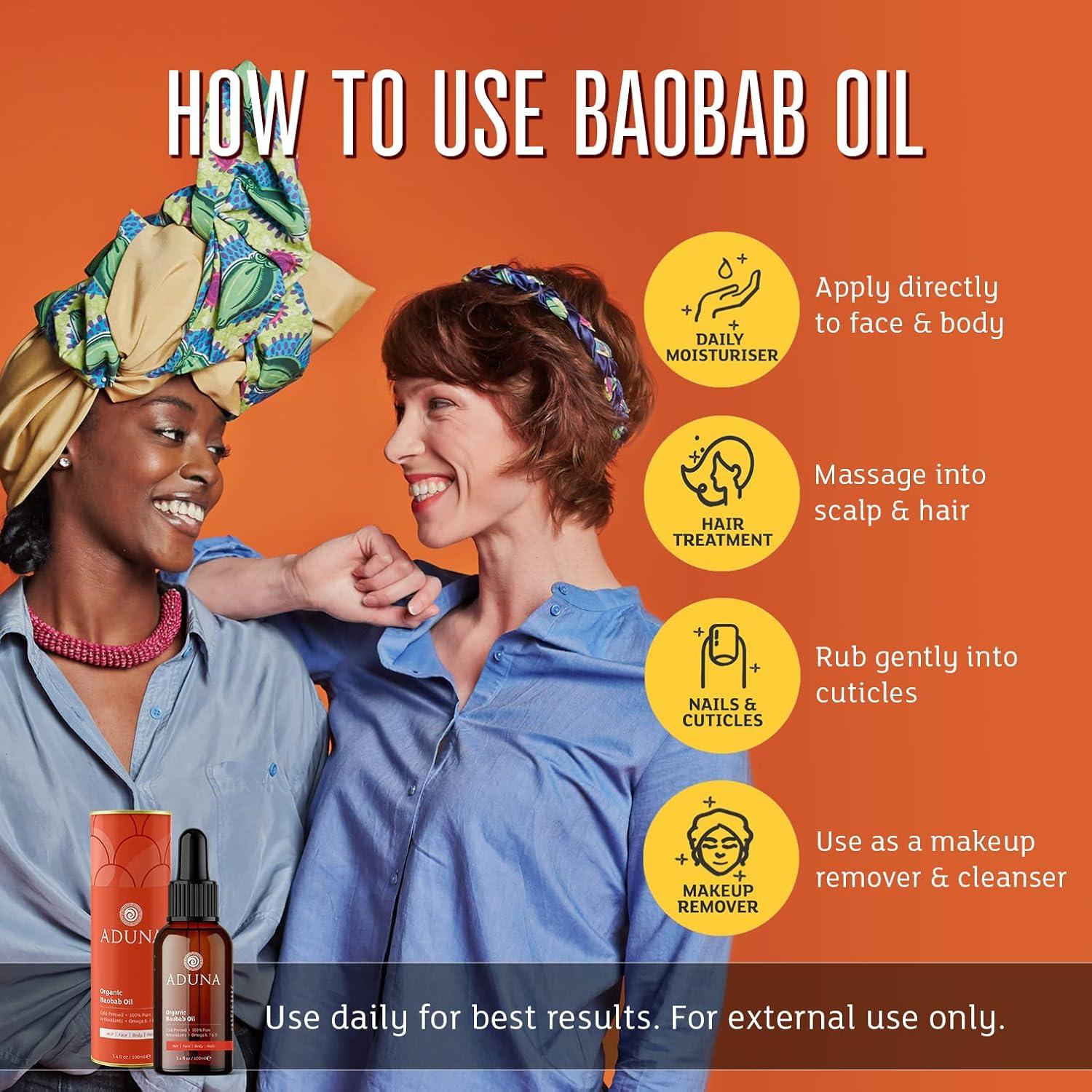 Aceite de Semilla de Baobab Aduna 100ml - Orgánico y Puro