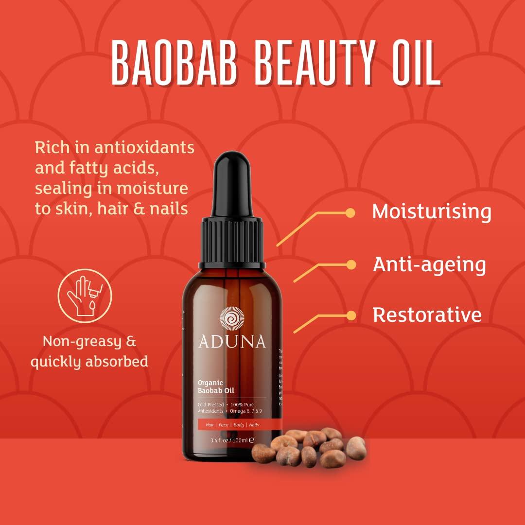 Aceite de Semilla de Baobab Aduna 100ml - Orgánico y Puro