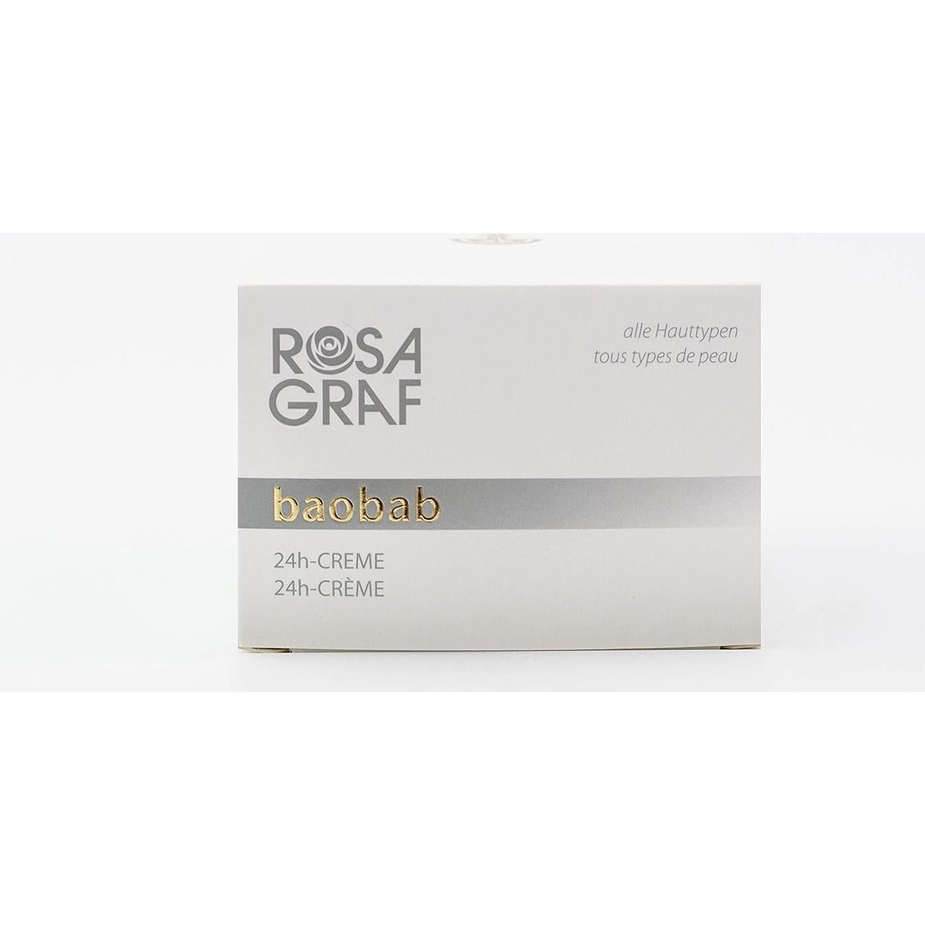 Crema Baobab Rosa Graf - Hidratante 24h 45g