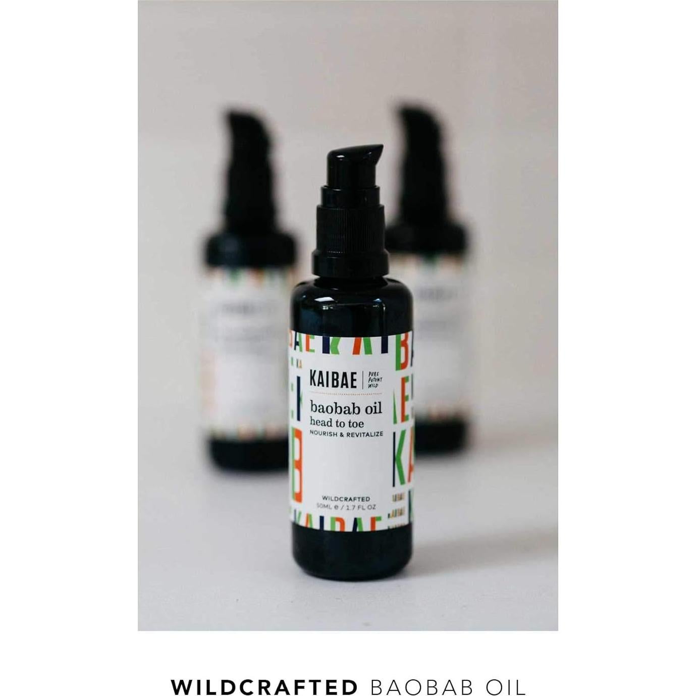 Aceite de Baobab Orgánico KAIBAE 50ml - Hidratante Piel y Cabello