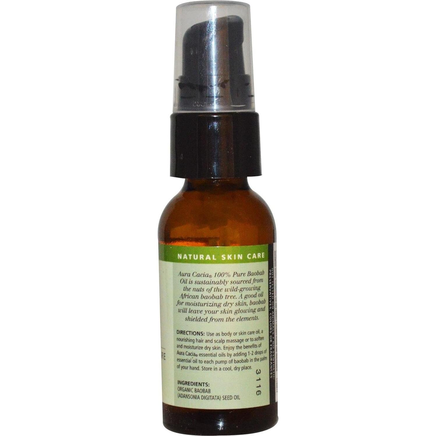 Aceite de Baobab Orgánico Aura Cacia 68 ml Hidratante