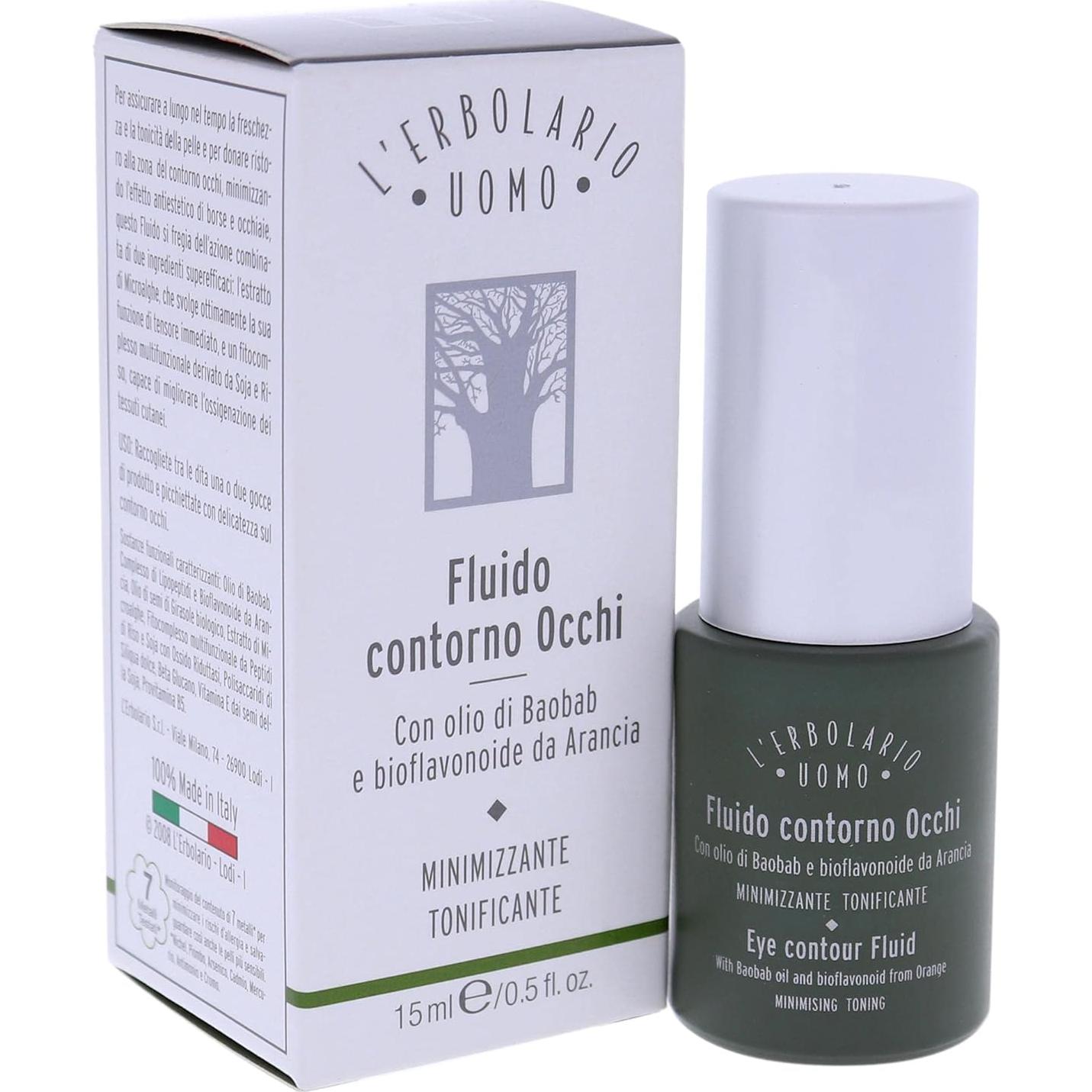 Suero Facial L'Erbolario Baobab 14.79 ml - Contorno Ojos Tonificante