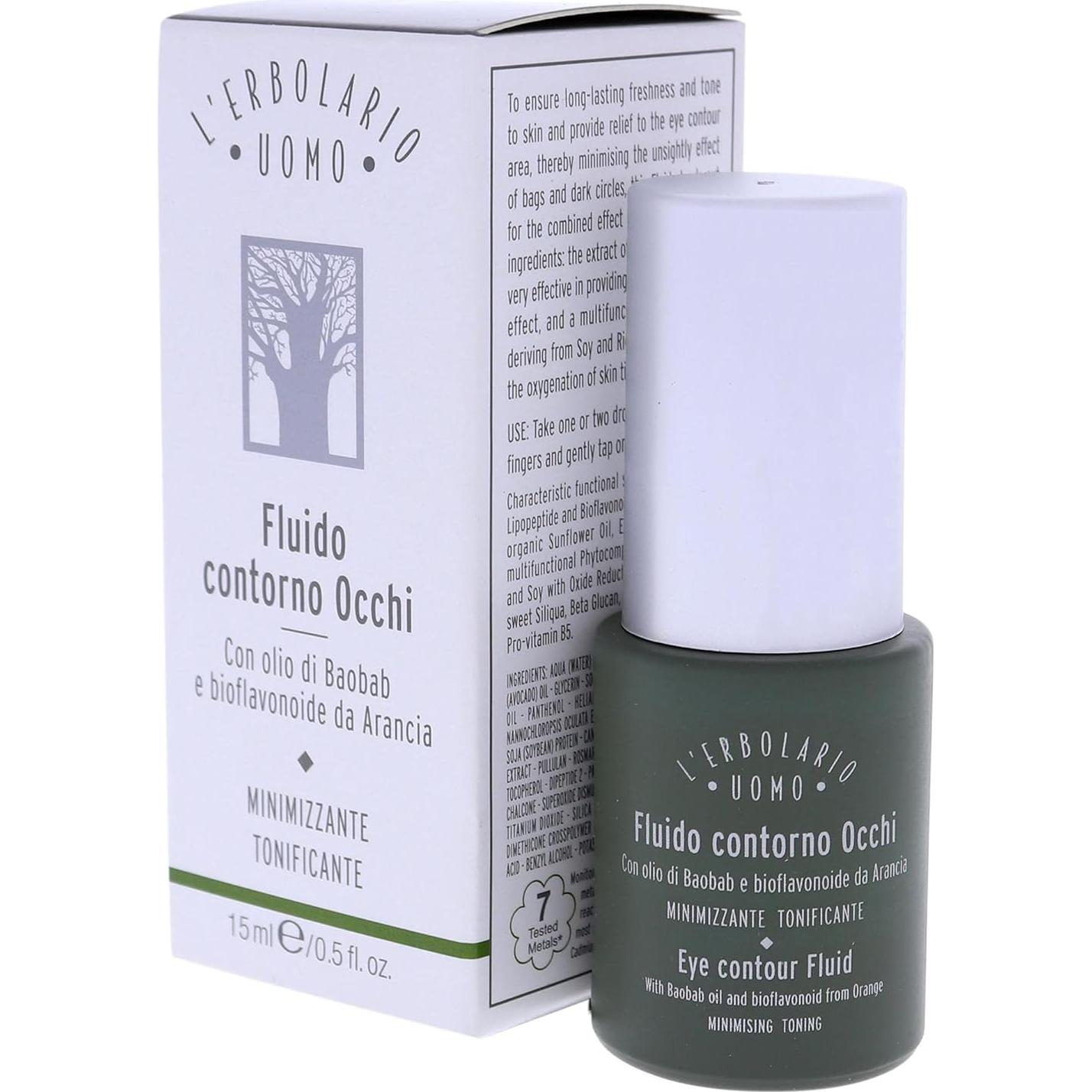 Suero Facial L'Erbolario Baobab 14.79 ml - Contorno Ojos Tonificante