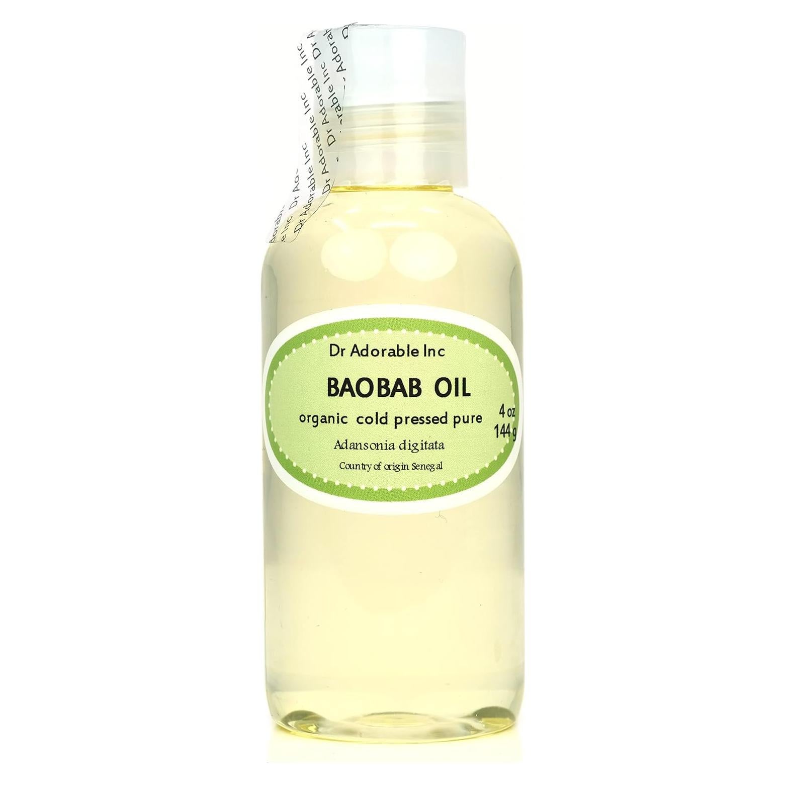 Aceite de Baobab Orgánico Dr Adorable 113.4 g Prensado en Frío