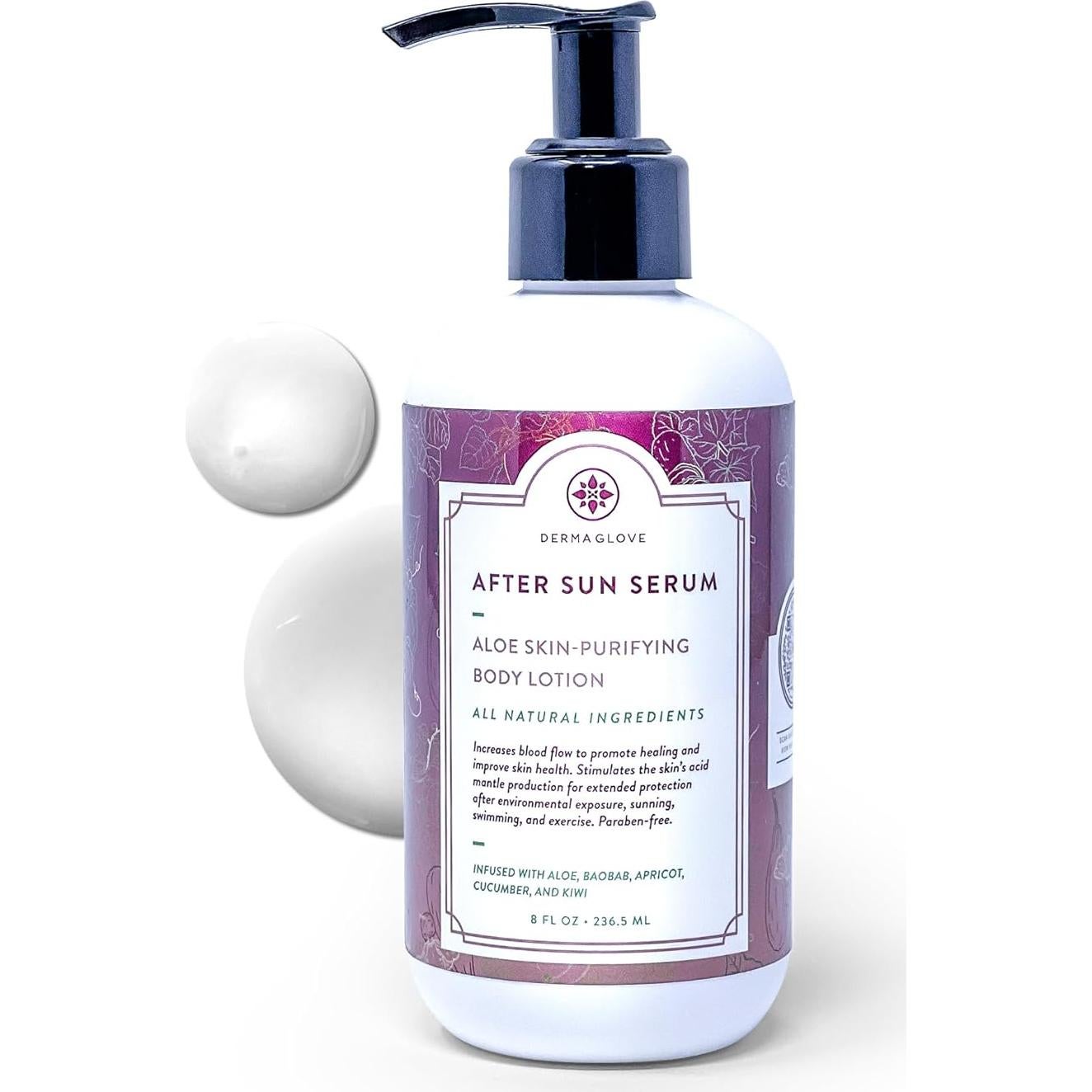 Suero Corporal Después del Sol DERMAGLOVE 236.5 ML Aloe Vera