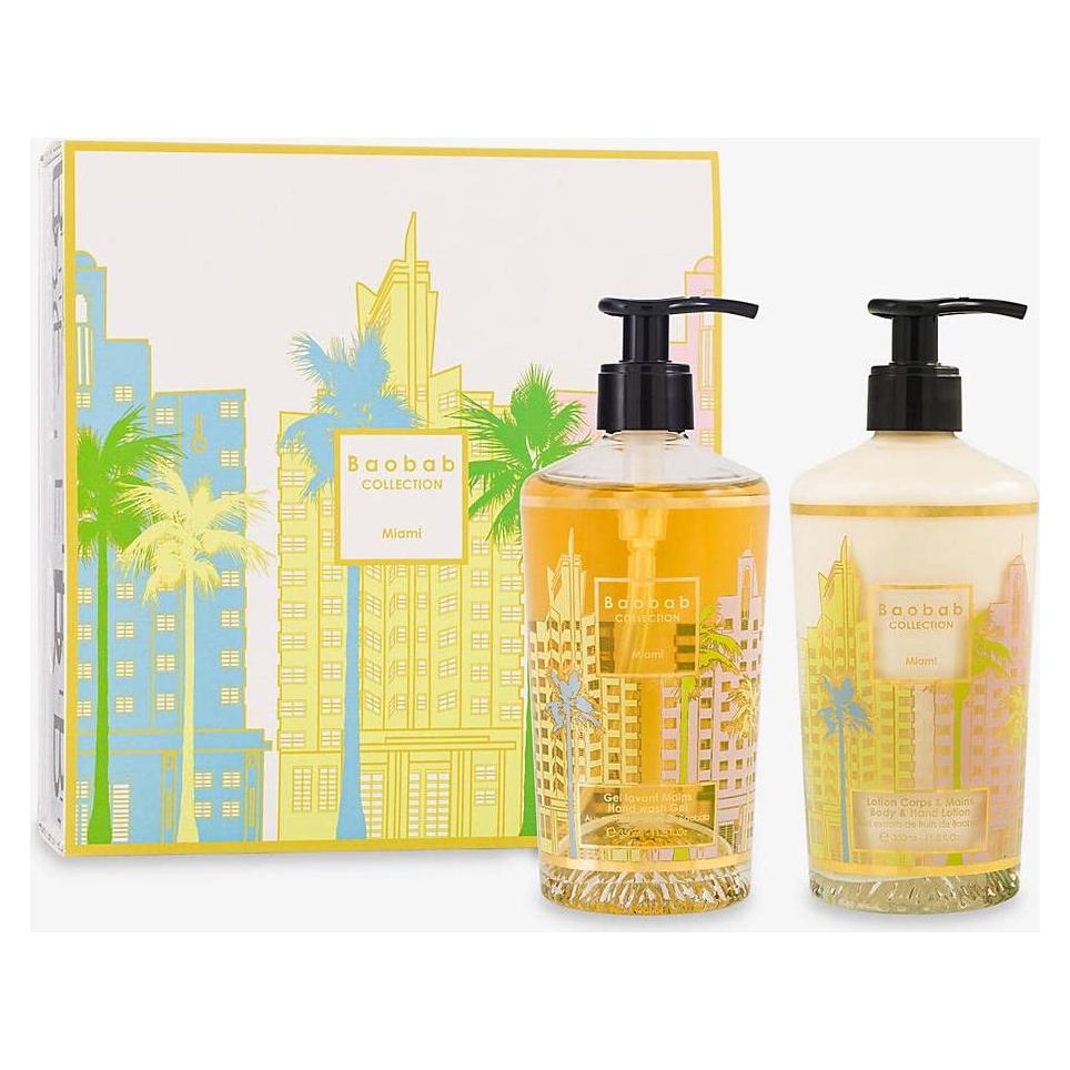 Caja de Regalo Baobab: Gel y Loción de Manos Miami 350ml