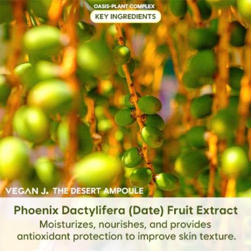 Ampoule del Desierto MoistOasis 47ml - Hidratación Intensiva Vegana