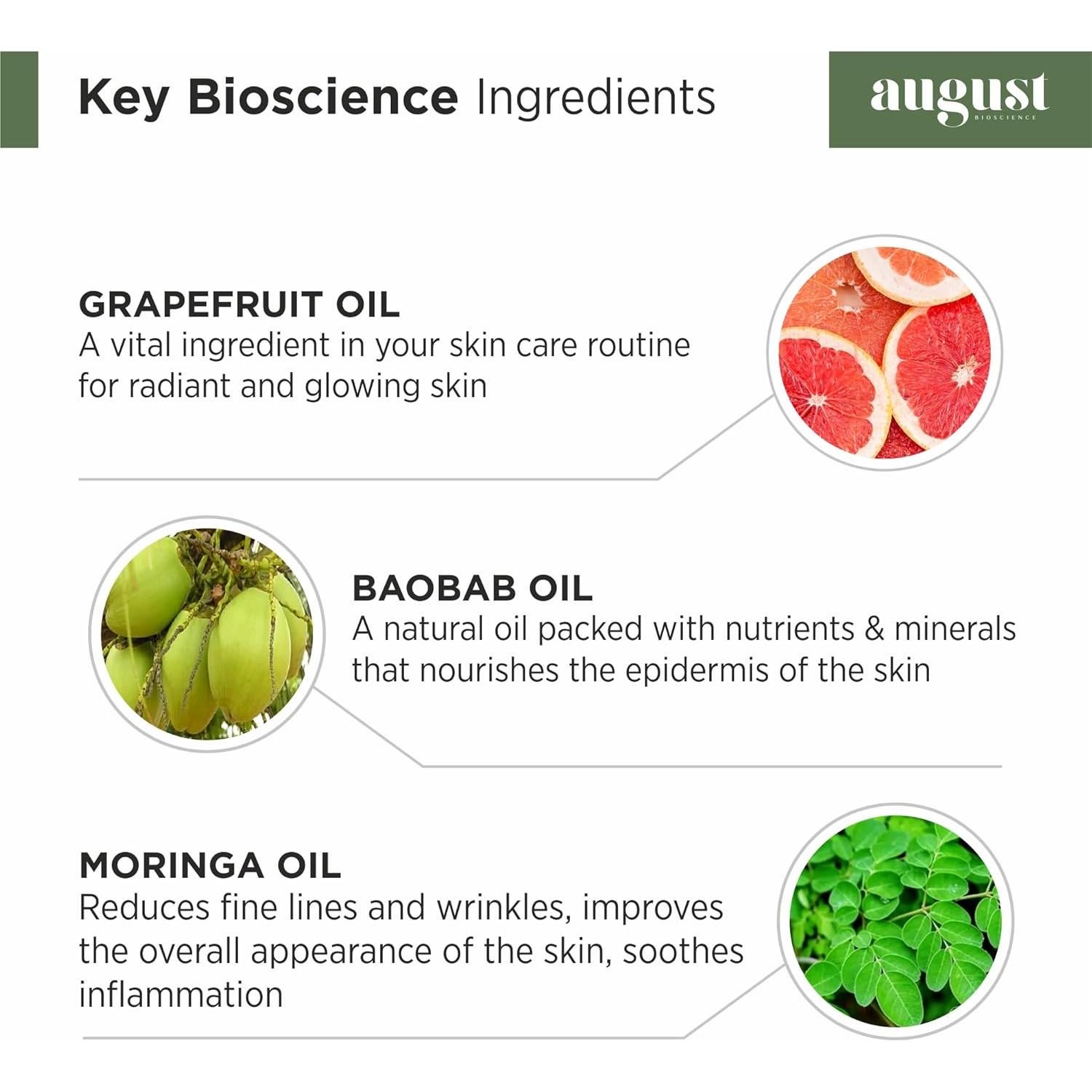 Limpiador Facial Orgánico August Bioscience 150ml - Hidratante y Suave